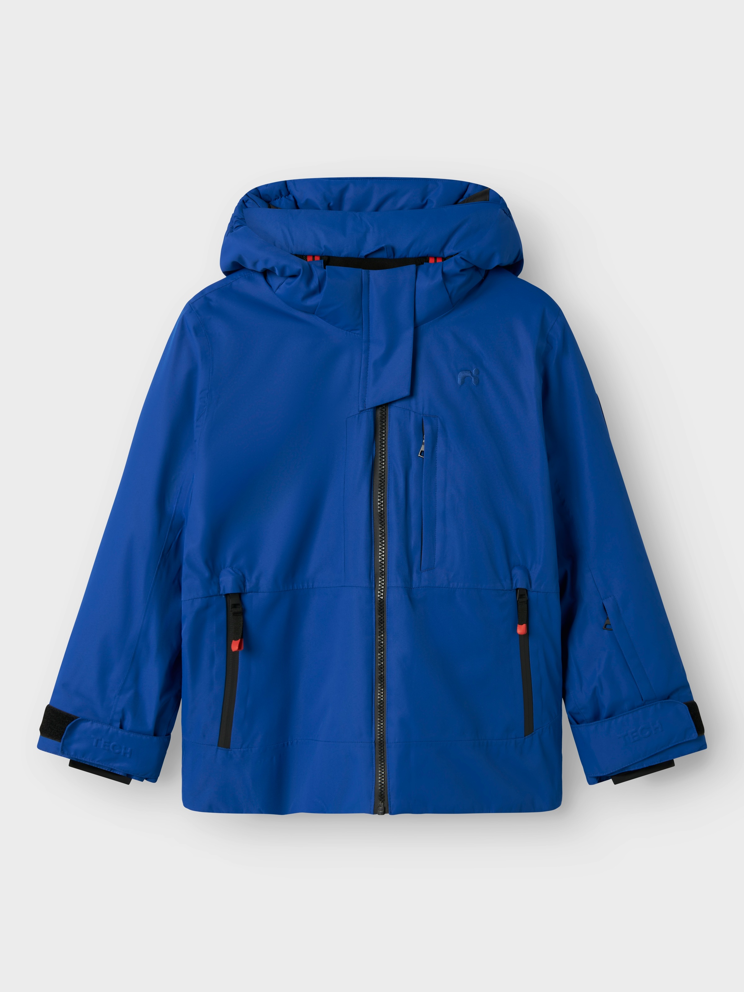 Name It Skijacke "NKNSLOPE10 JACKET SKI EDITION FO NOOS" mit Kapuze Skipasstasche, Recco-Reflektor, winddicht, wasserdicht