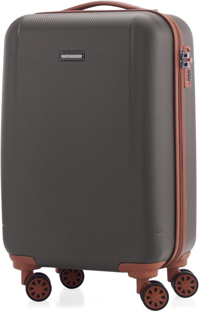 Hauptstadtkoffer Hartschalen-Trolley »Wannsee, 58 cm«, 4 Rollen, Hartschalen-Koffer Handgepäck-Koffer Reisegepäck TSA Schloss