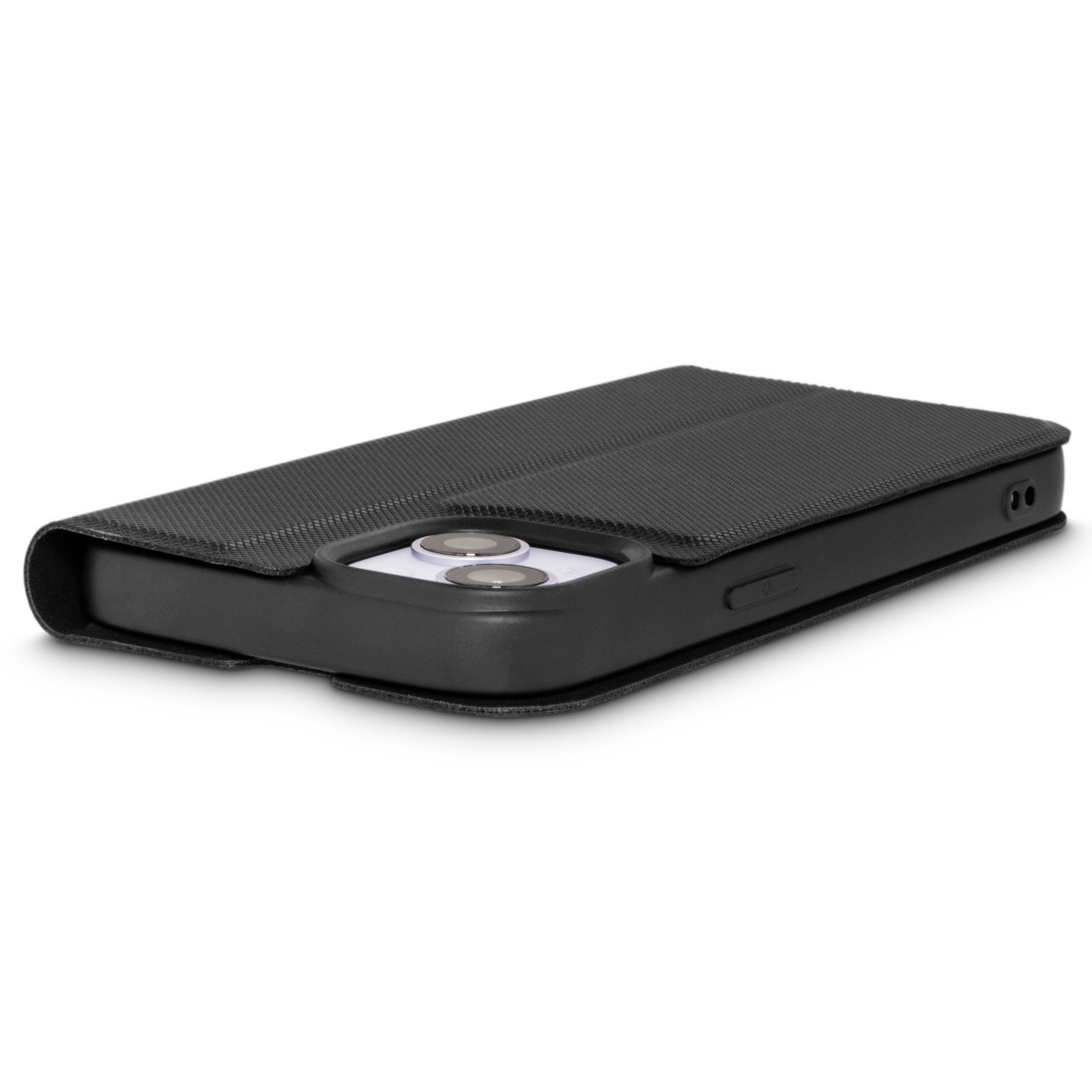 Hama Smartphone-Hülle »Handytasche "Daily Protect" für Apple iPhone 13, Schwarz«, iPhone 13, Standfunktion, Magnetverschluss