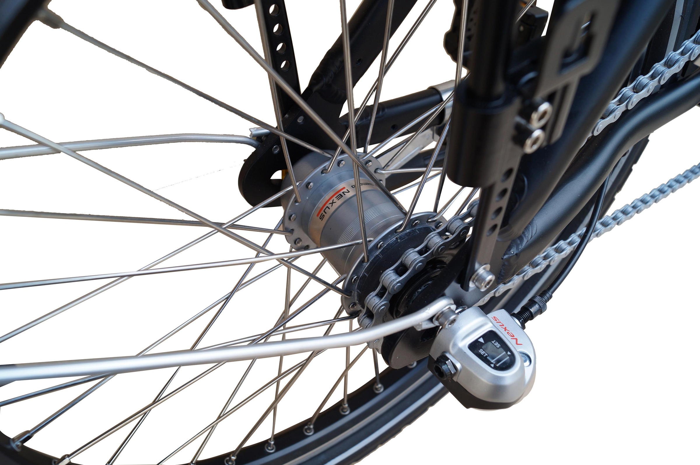 SAXXX E-Bike »Foldi Plus«, 3 Gang, Shimano, Nexus, Frontmotor 250 W