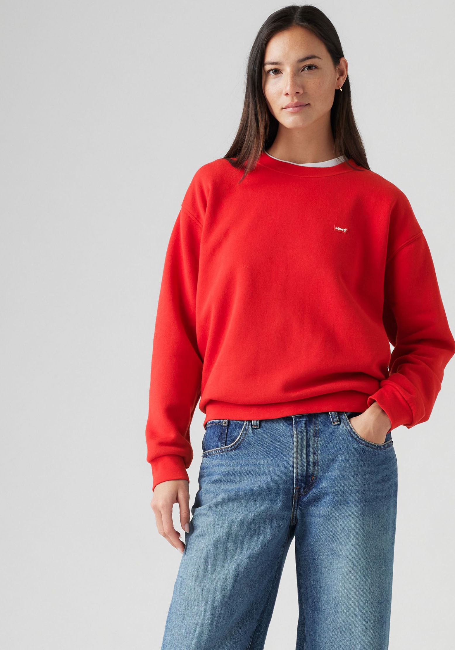 Levis Sweatshirt "EVERYDAY CREW SWEATSHIRT", mit kleinem Logo auf der Brust günstig online kaufen