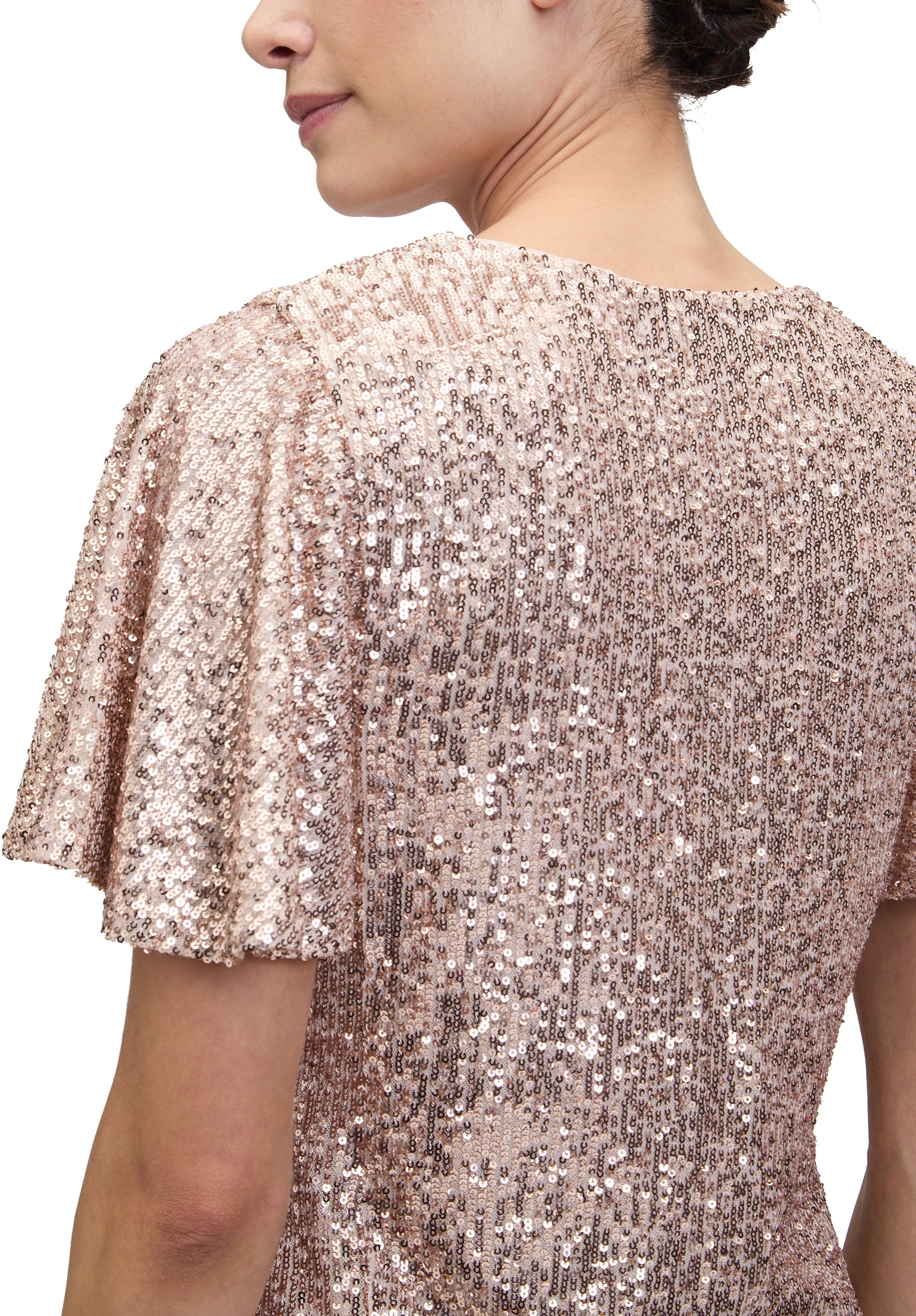 Vera Mont Kurzarmshirt »Vera Mont Damen Blusenshirt kurzarm«, (1 tlg.), Pailletten