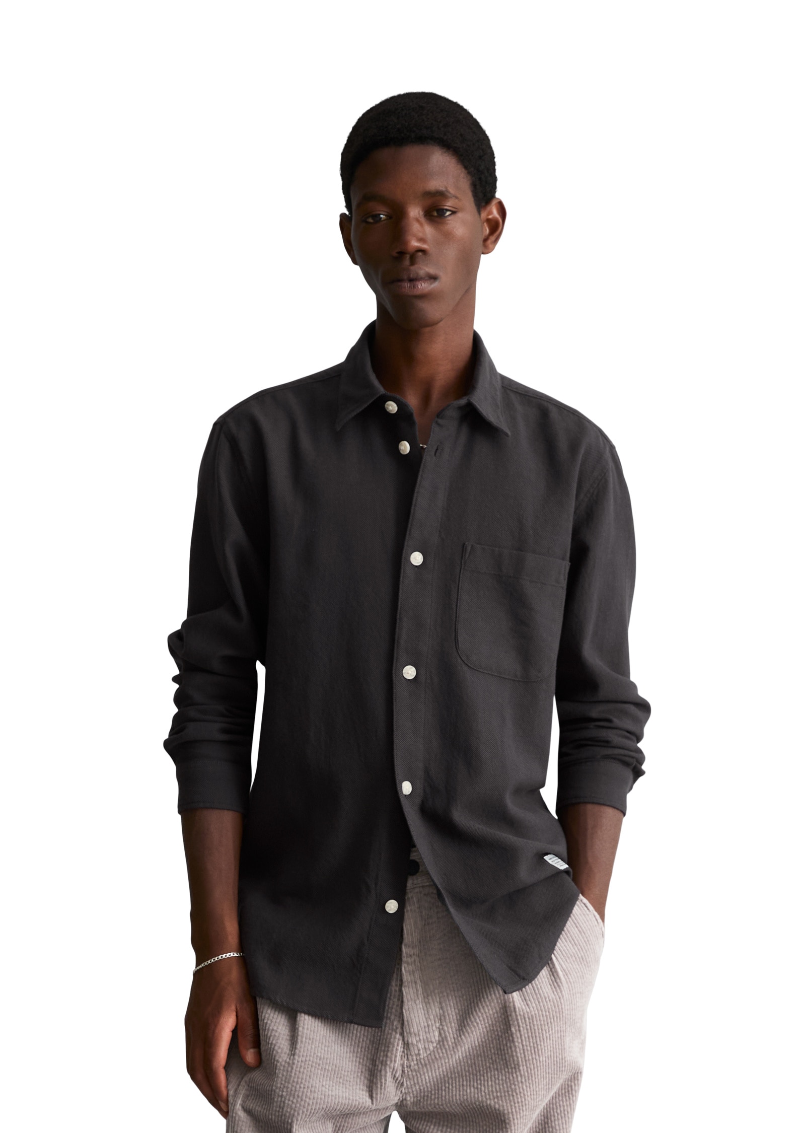 Marc O'Polo DENIM Langarmhemd »aus weichem Bio-Baumwoll-Twill«