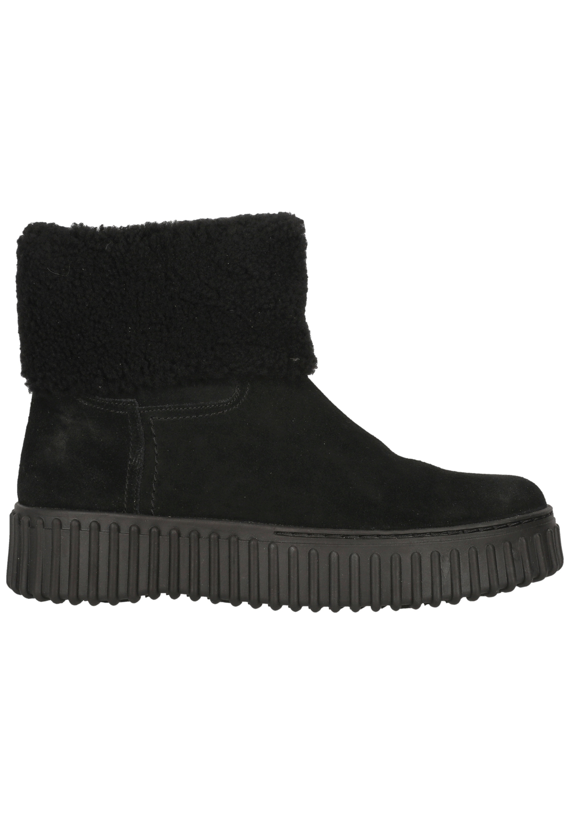 Clarks Stiefel »Torhill Turn Black WLined Sde«  mit charakteristischer, gerippter Sohle
