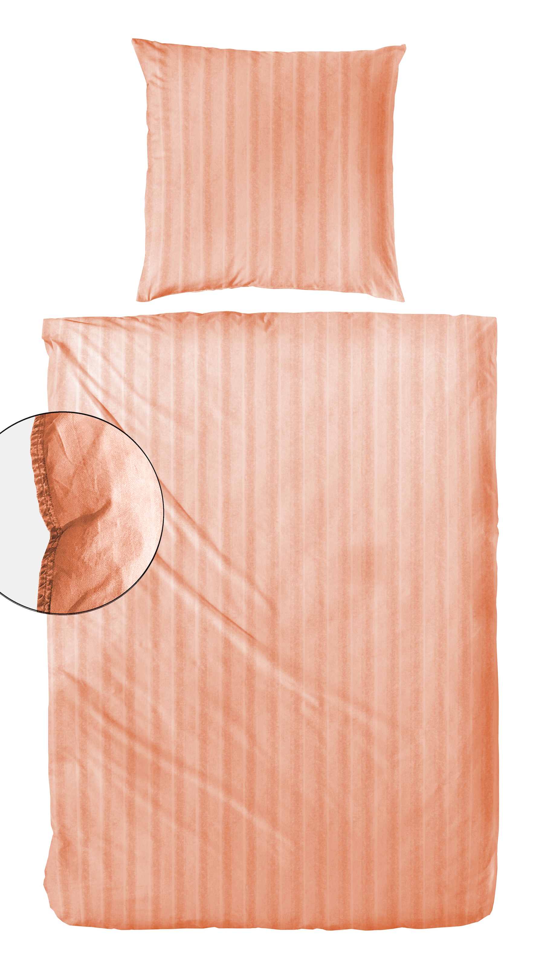 Primera Bettwäsche "Stone-Washed Style" 2 Stk. Bettwäsche mit Streifen aus günstig online kaufen