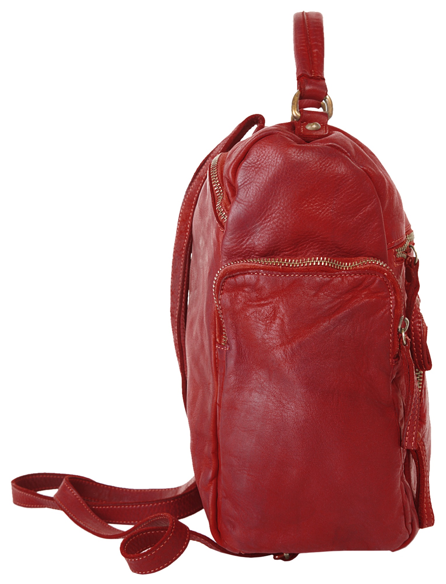 Samantha Look Cityrucksack, echt Leder, Made in Italy