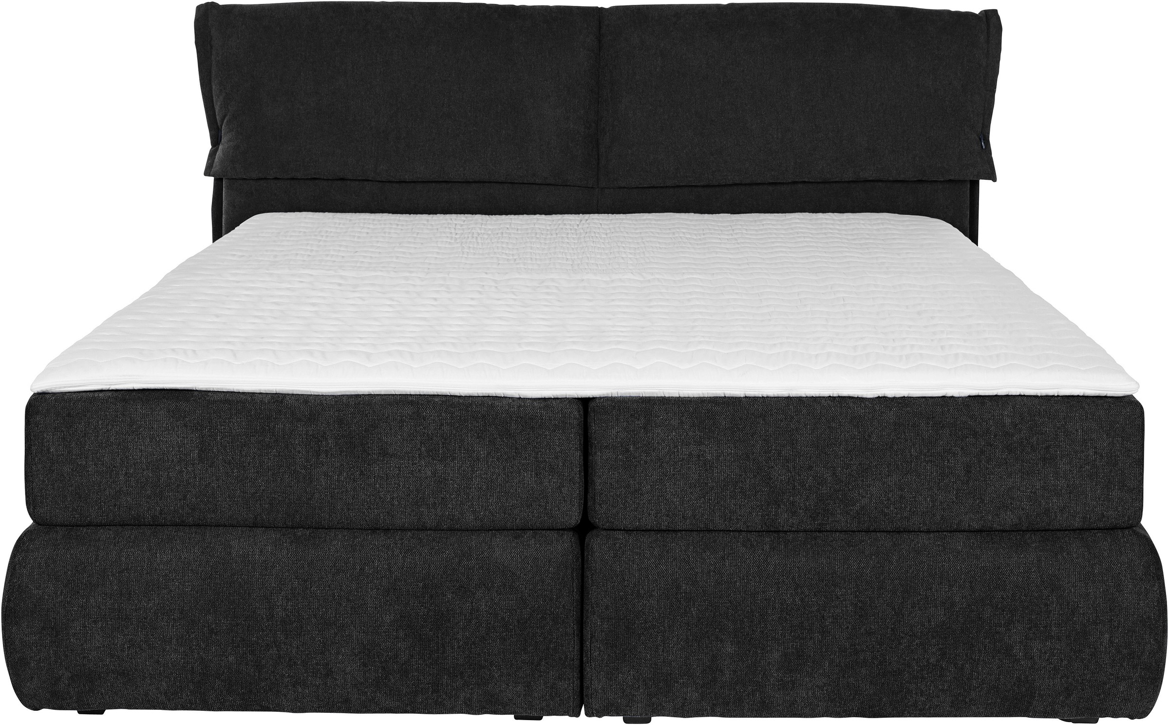 andas Boxspringbett »Jenson«, in 4 Farben, 4 Breiten, 3 Matratzenarten in 2 Härtegraden, Topper