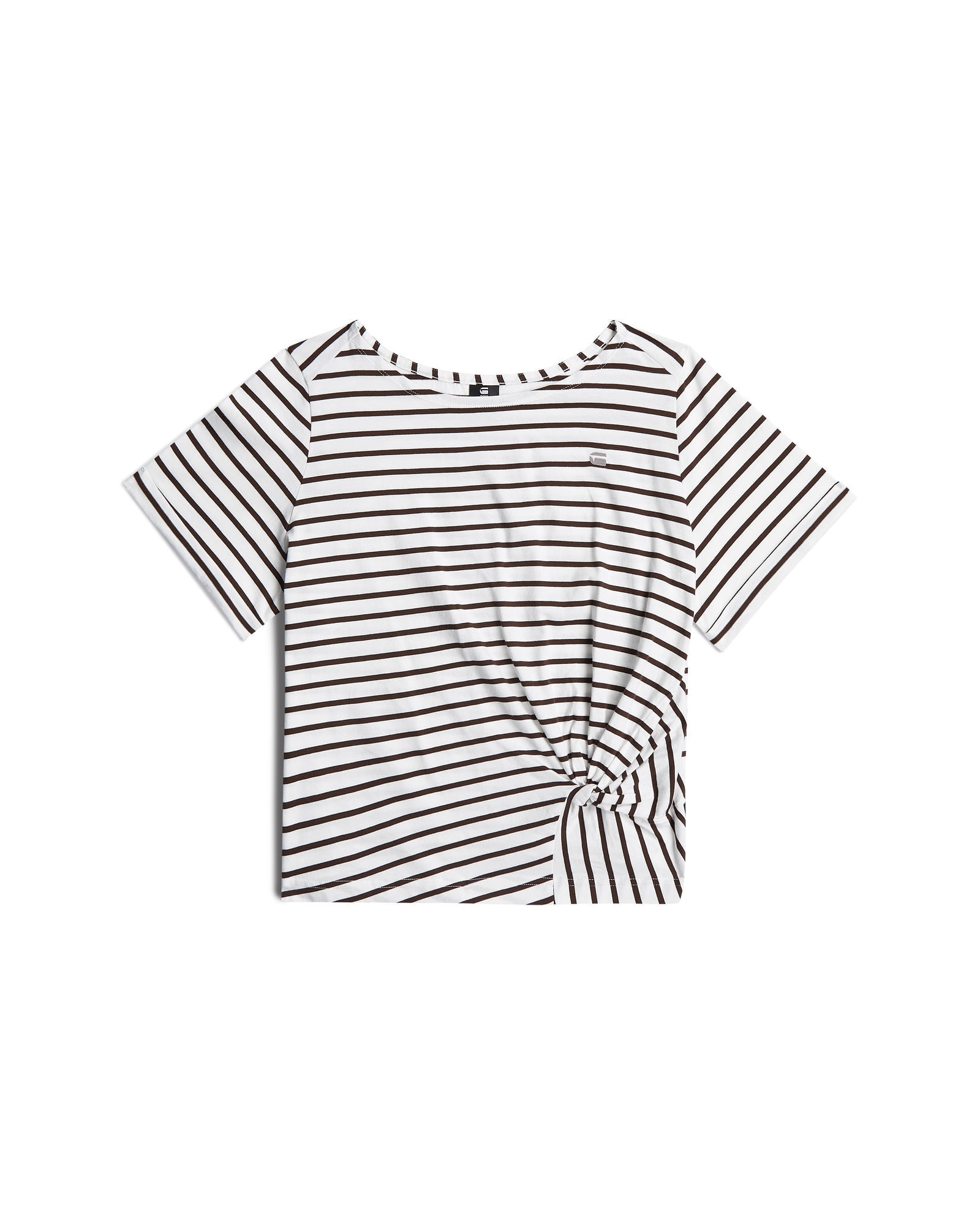 G-STAR T-Shirt »Striped Knot Top«