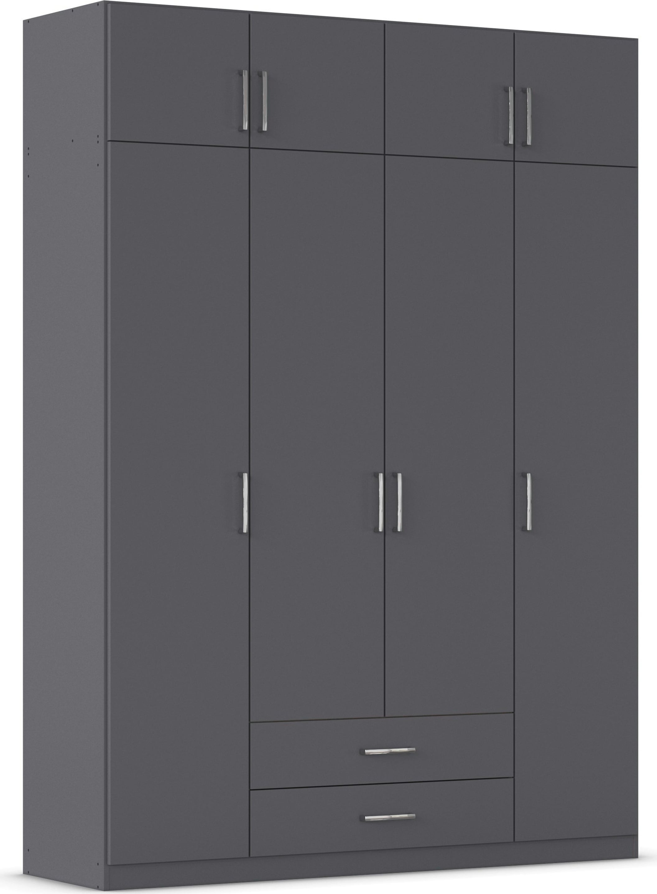 rauch "Schrank Garderobe Wäscheschrank GAMMA in 4 Breiten 91-226 cm" 3 verschiedene Ausstattungen BASIC/CLASSIC/PREMIUM (inkl. SOFT-CLOSE), mit Schubladen und Schrankaufsatz, schlichtes Design MADE IN GERMANY