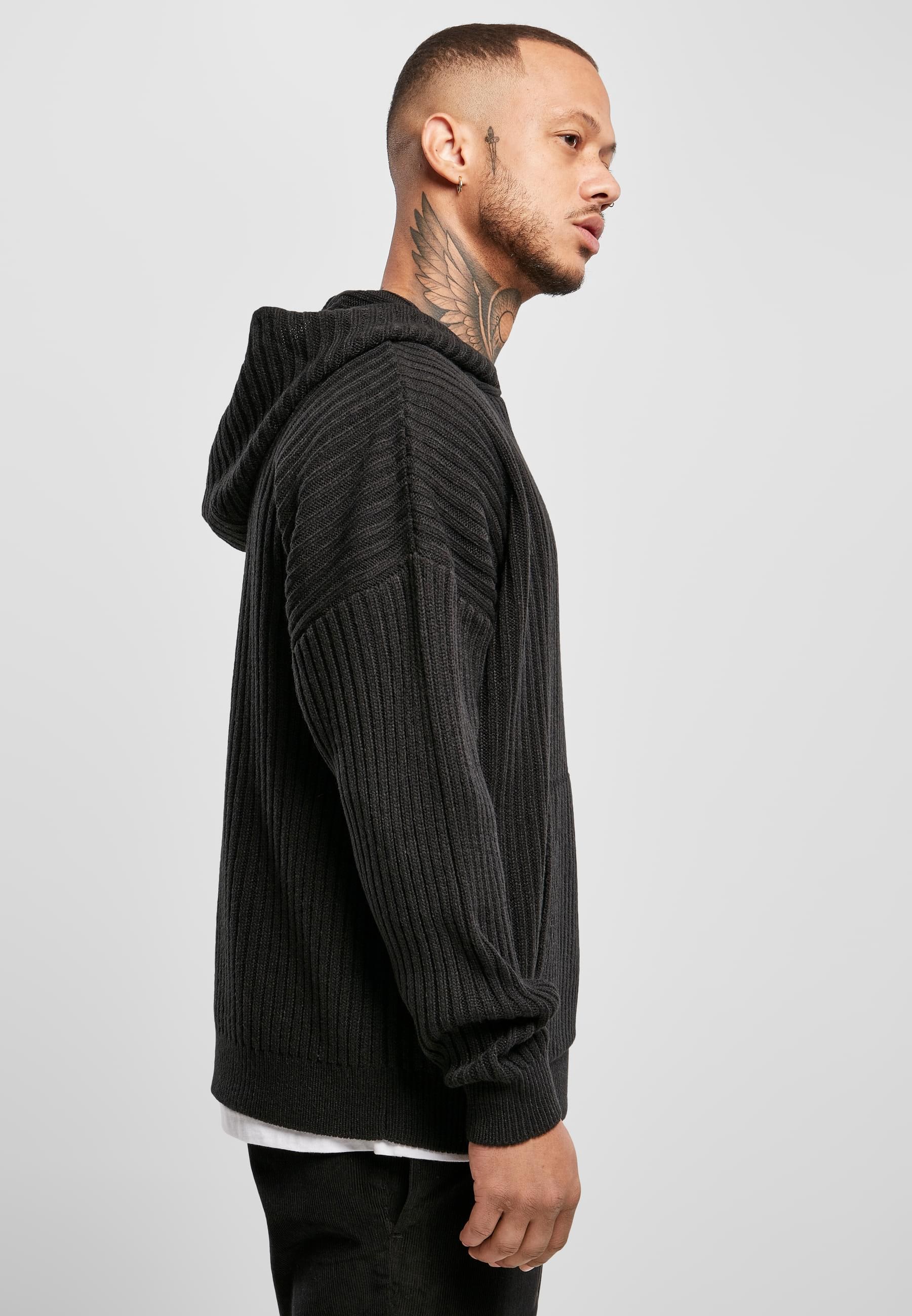 URBAN CLASSICS Kapuzensweatshirt »Urban Classics Herren Knitted Hoody«, (1 tlg.)
