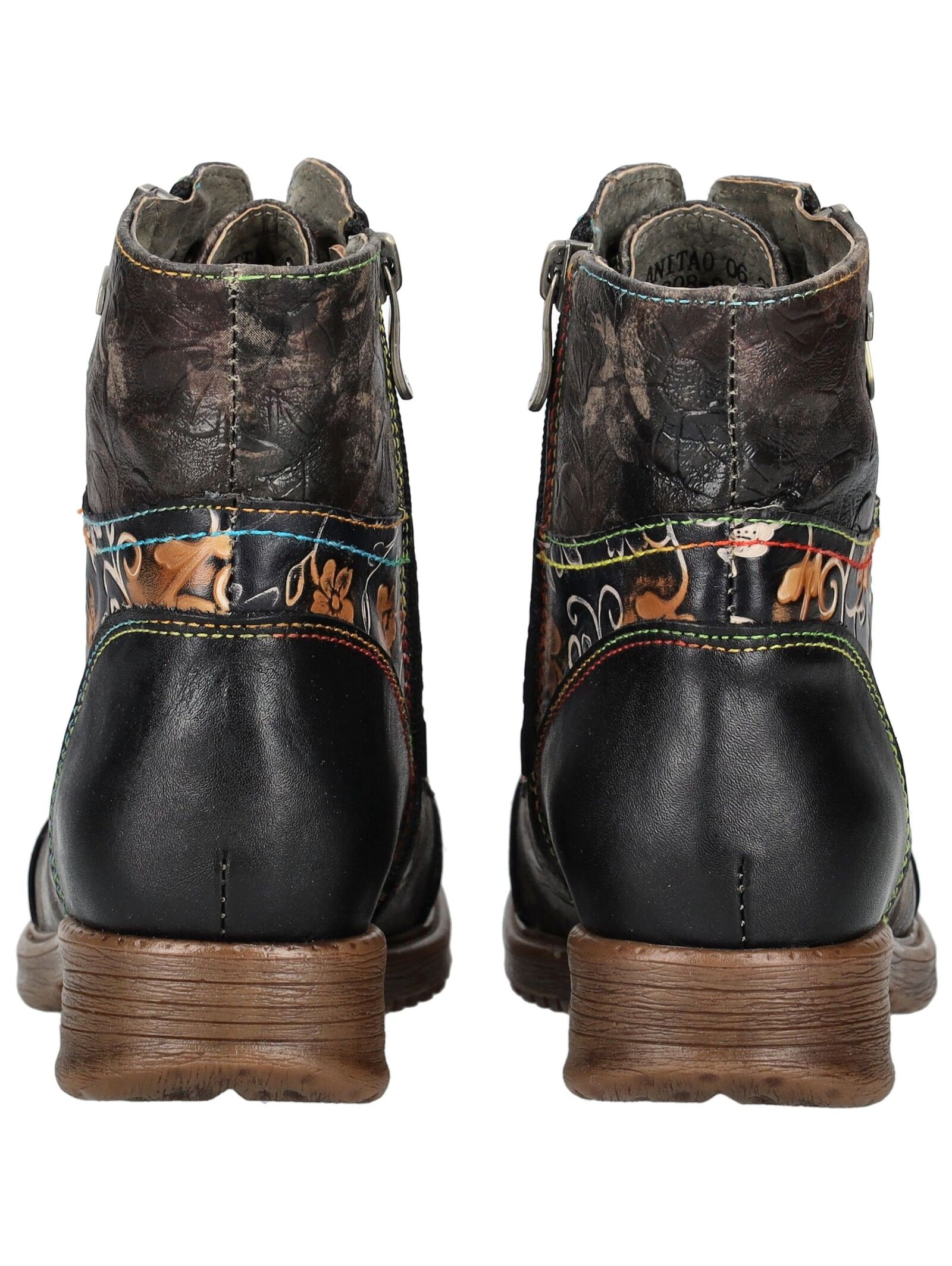 LAURA VITA Schnürstiefelette »LAURA VITA Stiefelette Leder/Textil«