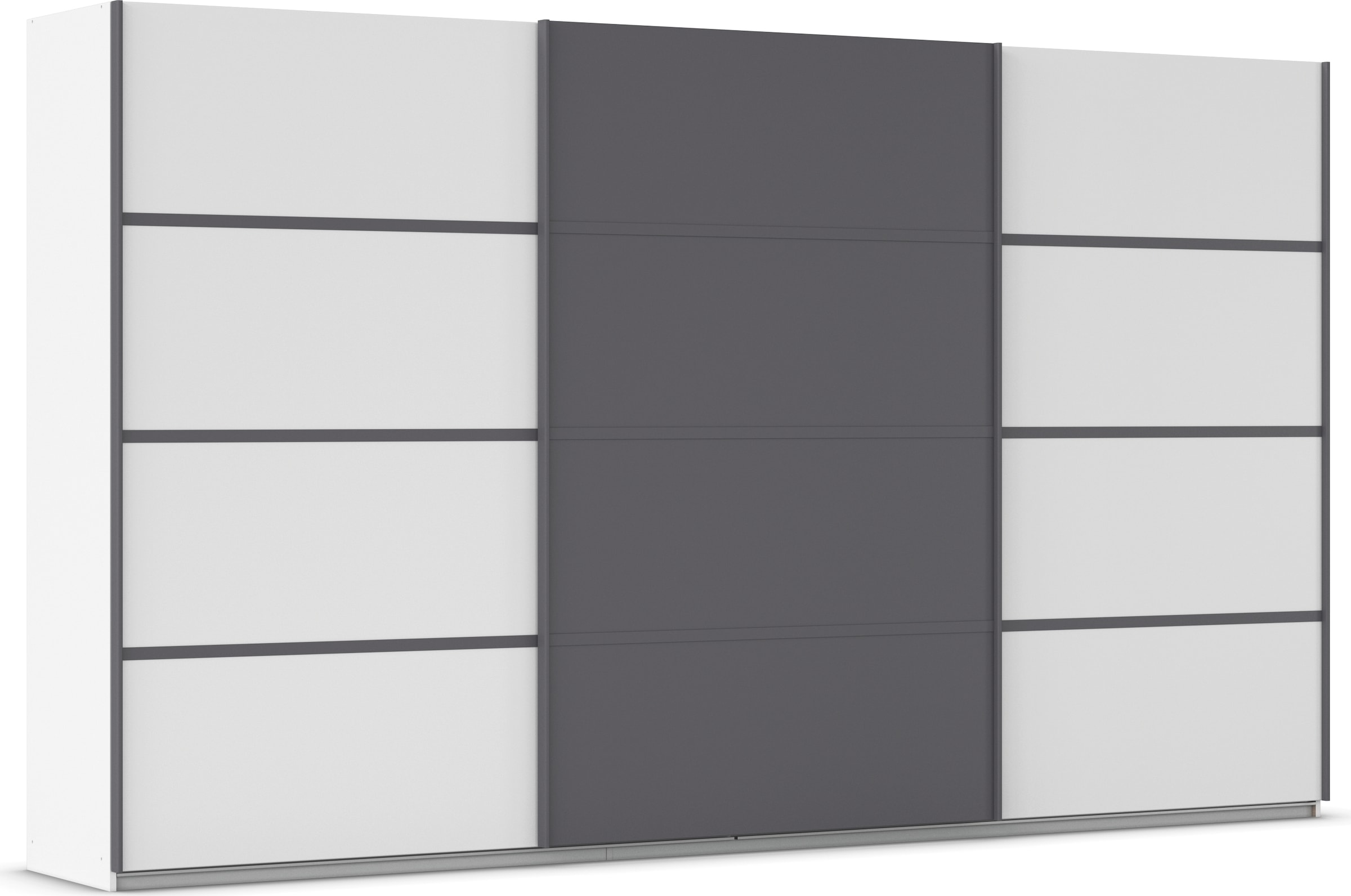 OTTO home Kleiderschrank "Mehrzweckschrank Aktenschrank Möbel Mietswohnung Schlafzimmer AVOLA" 3 verschiedene Ausstattungen BASIC/CLASSIC/PREMIUM (inkl. SOFT-CLOSE), mit eleganten Zierleisten in Chrom, Schwarz oder Weiß MADE IN GERMANY