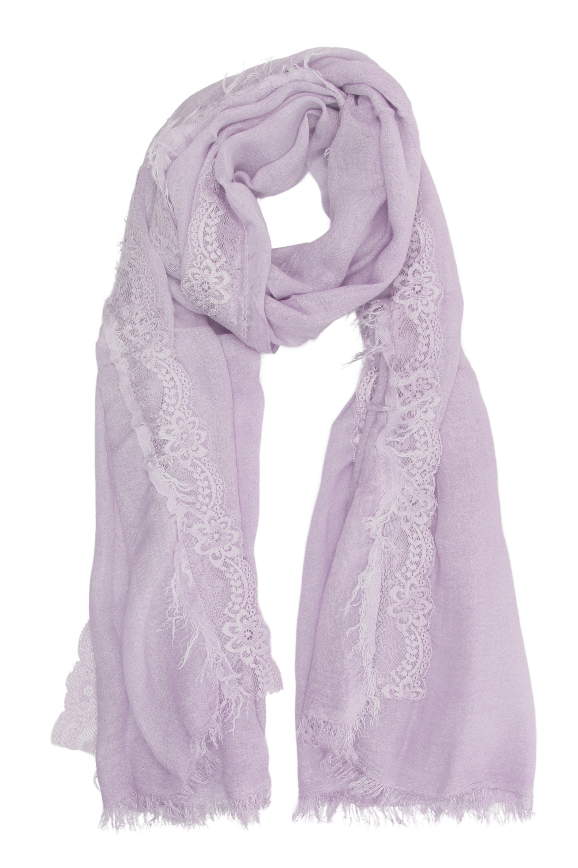 COLLEZIONE ALESSANDRO Modeschal "Elsa", 1 Stk. aus Naturmaterial, mit Spitz günstig online kaufen