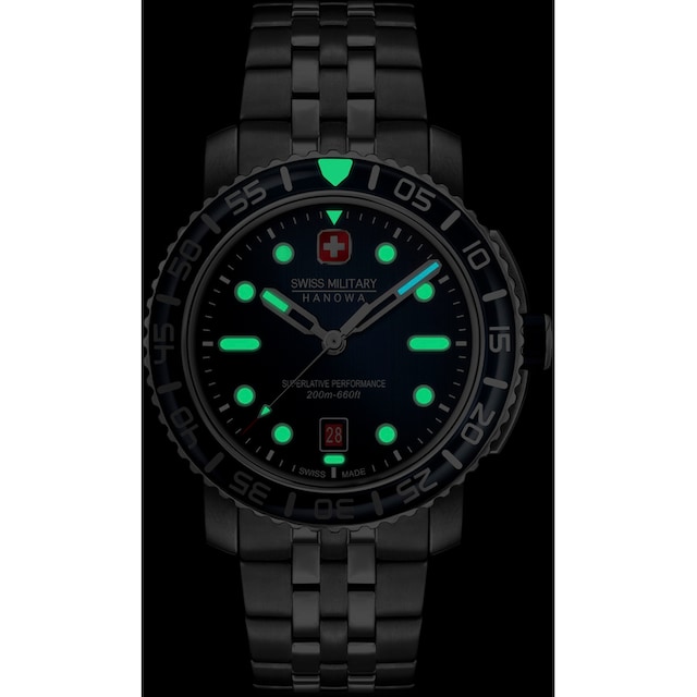 Swiss Military Hanowa Schweizer Uhr »BLACK MARLIN, SMWGH0001703« ▷  bestellen | BAUR