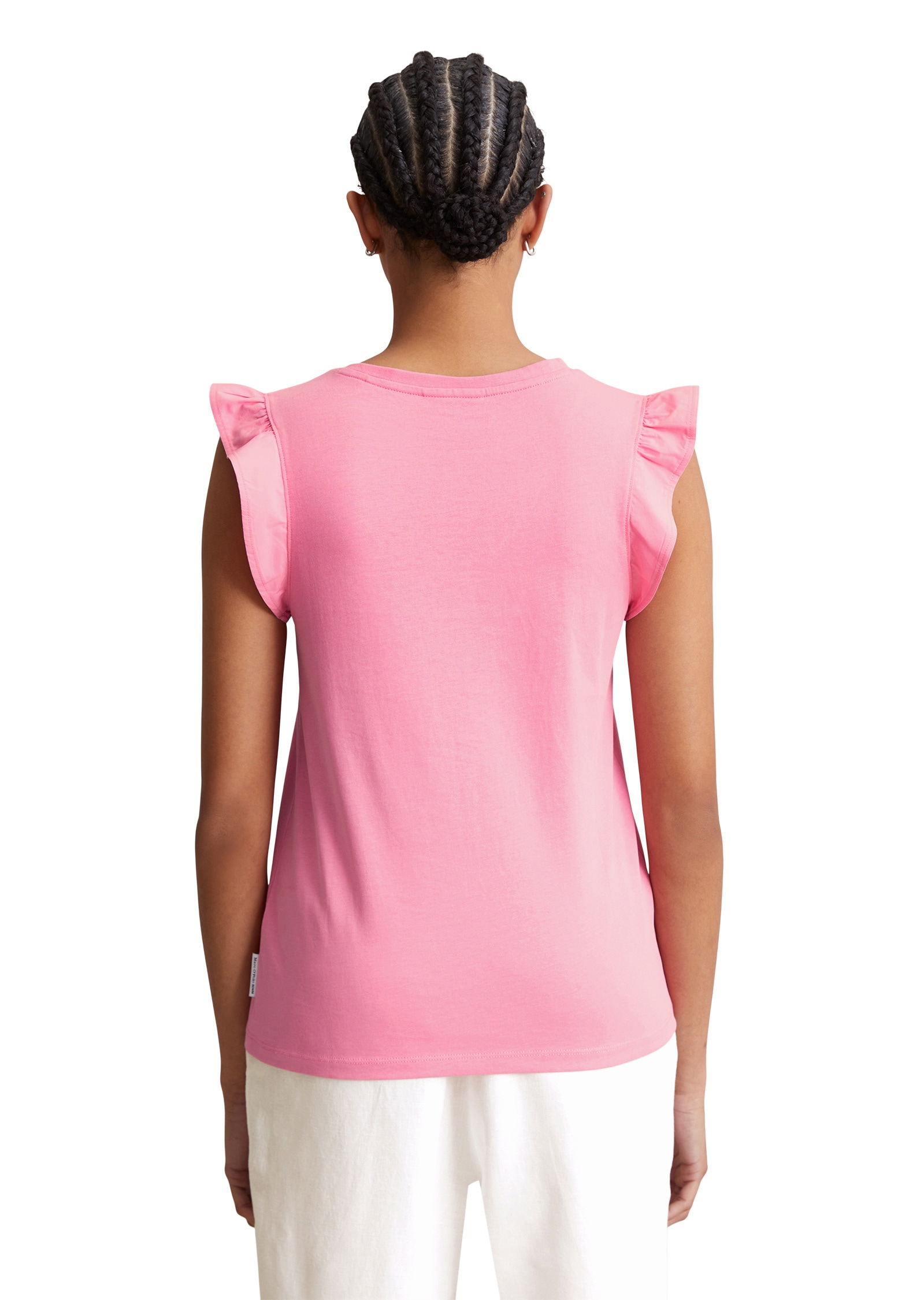 Marc O'Polo DENIM T-Shirt »aus Material-Mix«