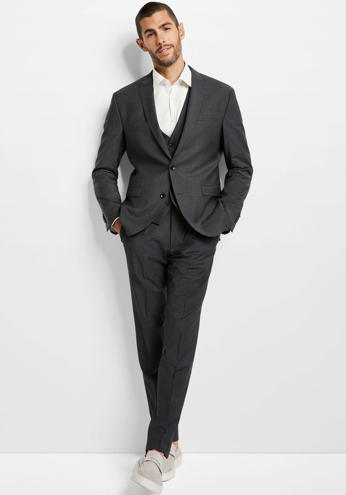 Cinque Cicastello Herren Baukastenhose Anthrazit 46 3