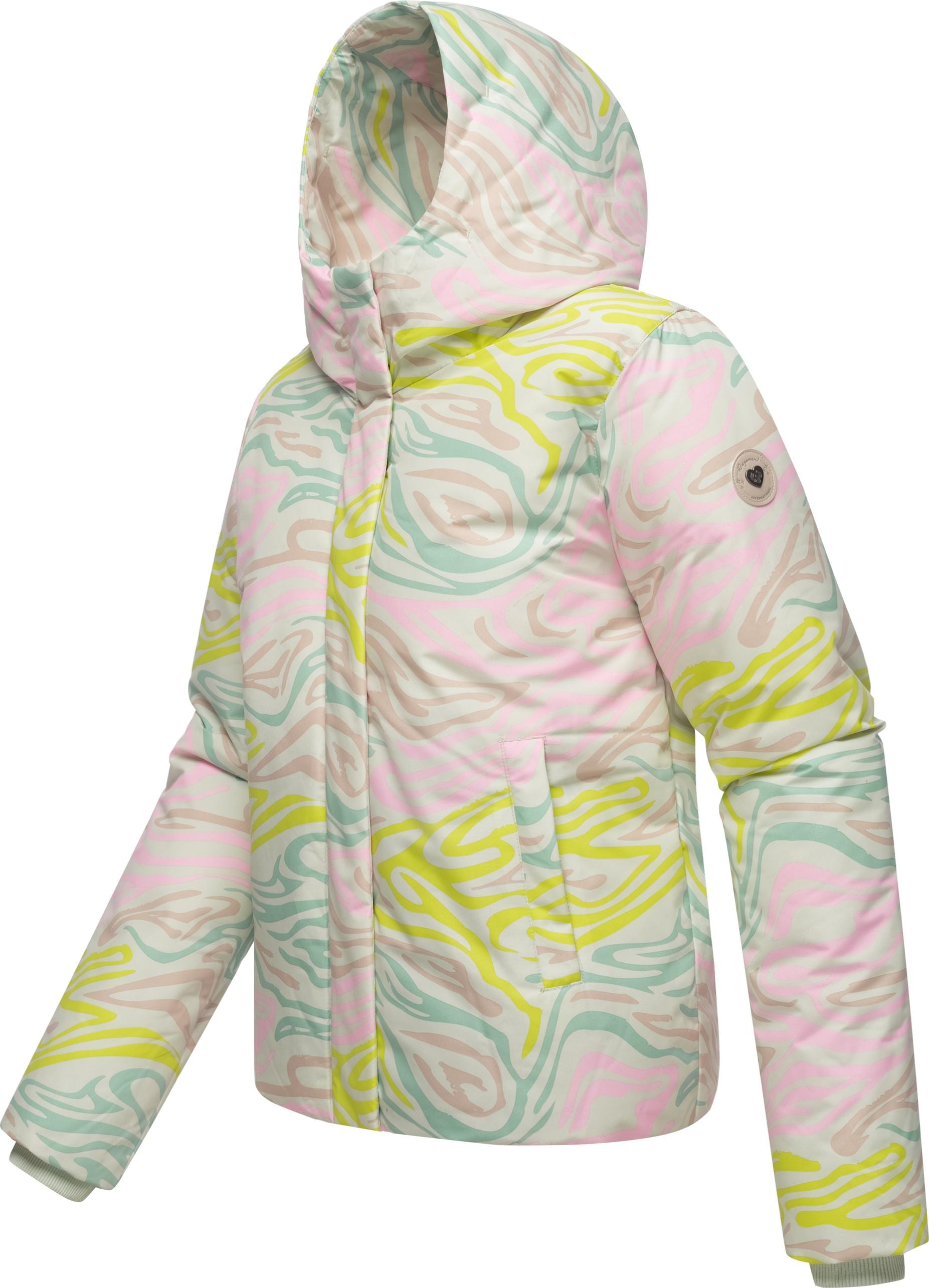 Ragwear Winterjacke »Amarrena«, mit Kapuze, Wasserdichte Damen Steppjacke mit modischem Farbverlauf