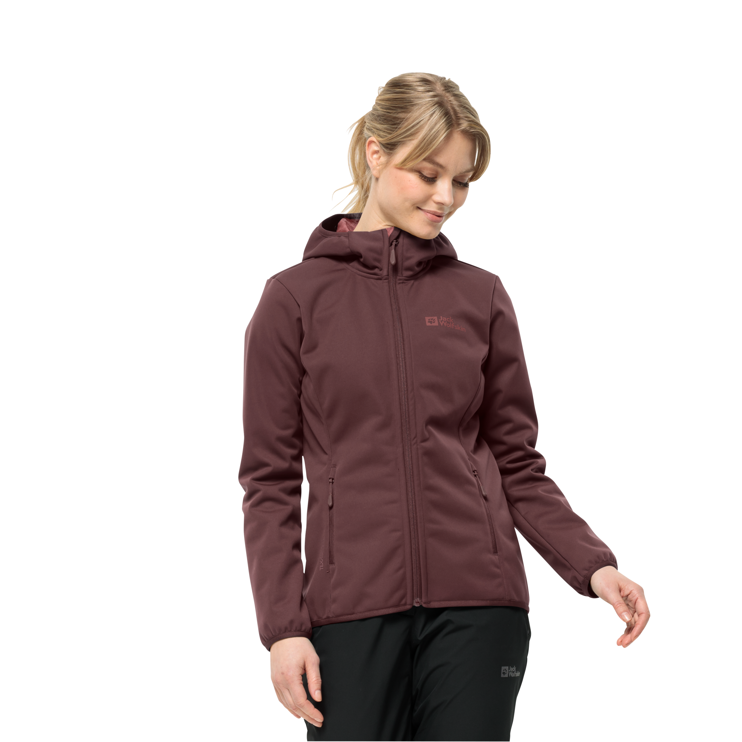 Jack Wolfskin Softshelljacke "WINDHAIN HOODY W", mit Kapuze, schnell trockn günstig online kaufen