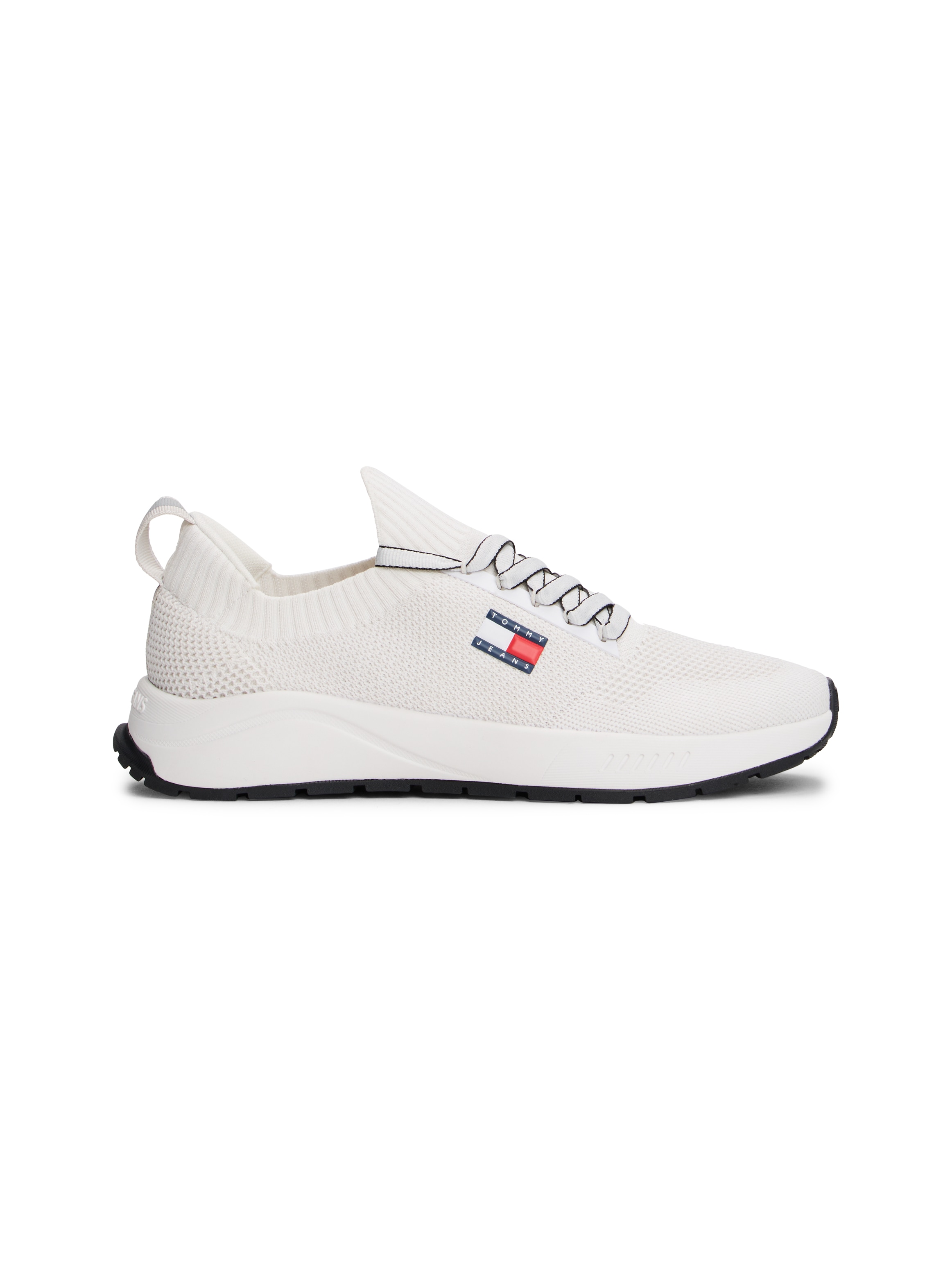 Tommy Jeans Slip-On Sneaker »TJM RUNNER KNITTED«, Slipper, Freizeitschuh, Schlupfschuh mit sockenähnlichem Einstieg