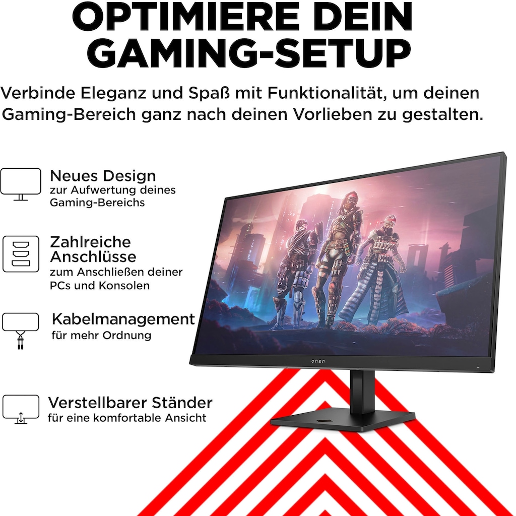 HP Gaming-Monitor »OMEN 32q (HSD-0157-A)«, 80 cm/32 Zoll, 2560 x 1440 px, QHD, 1 ms Reaktionszeit, 165 Hz