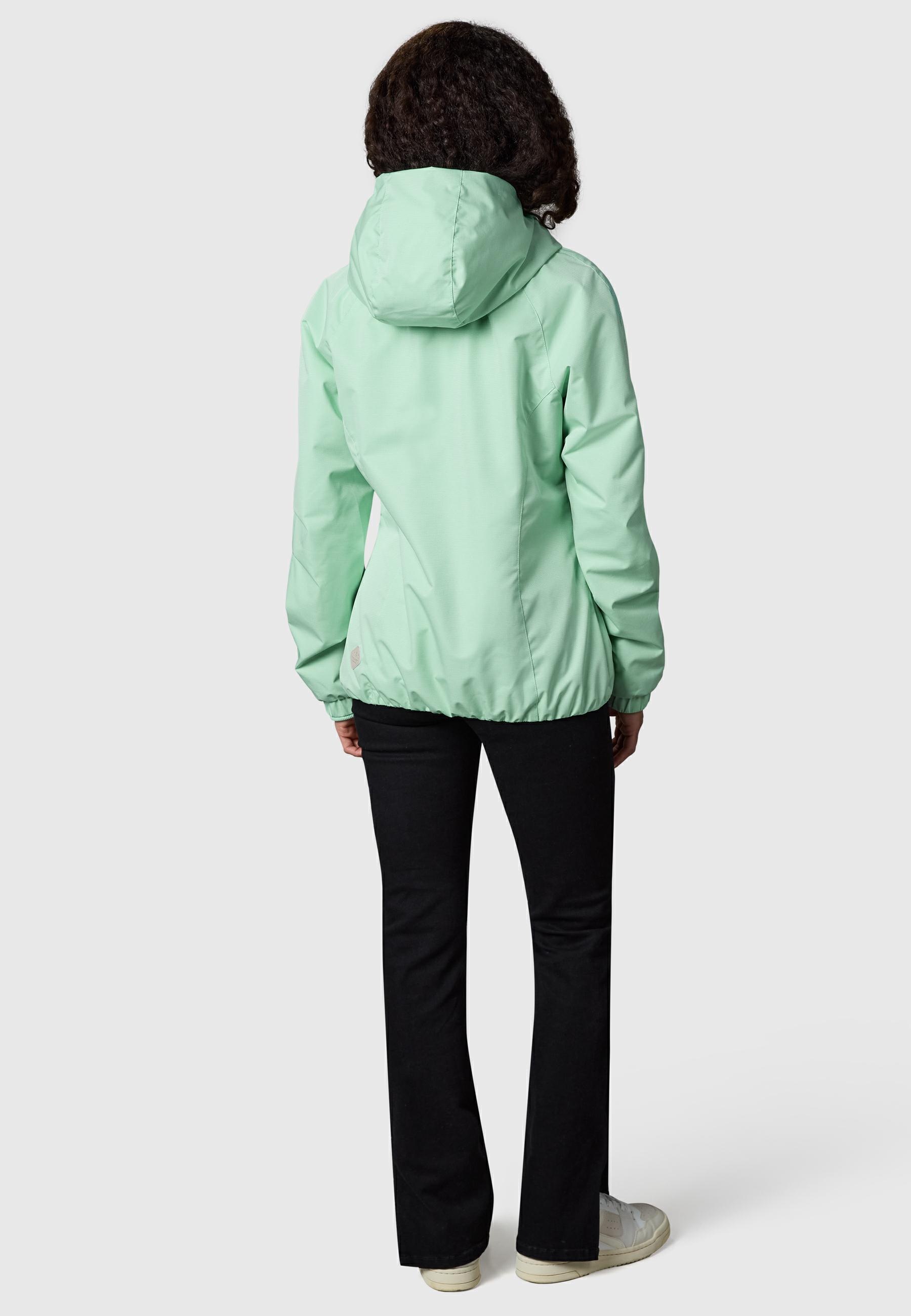 Ragwear Outdoorjacke »Dizzie Tech« mit Kapuze Wasserdichte Damen Übergangsjacke mit großer Kapuze