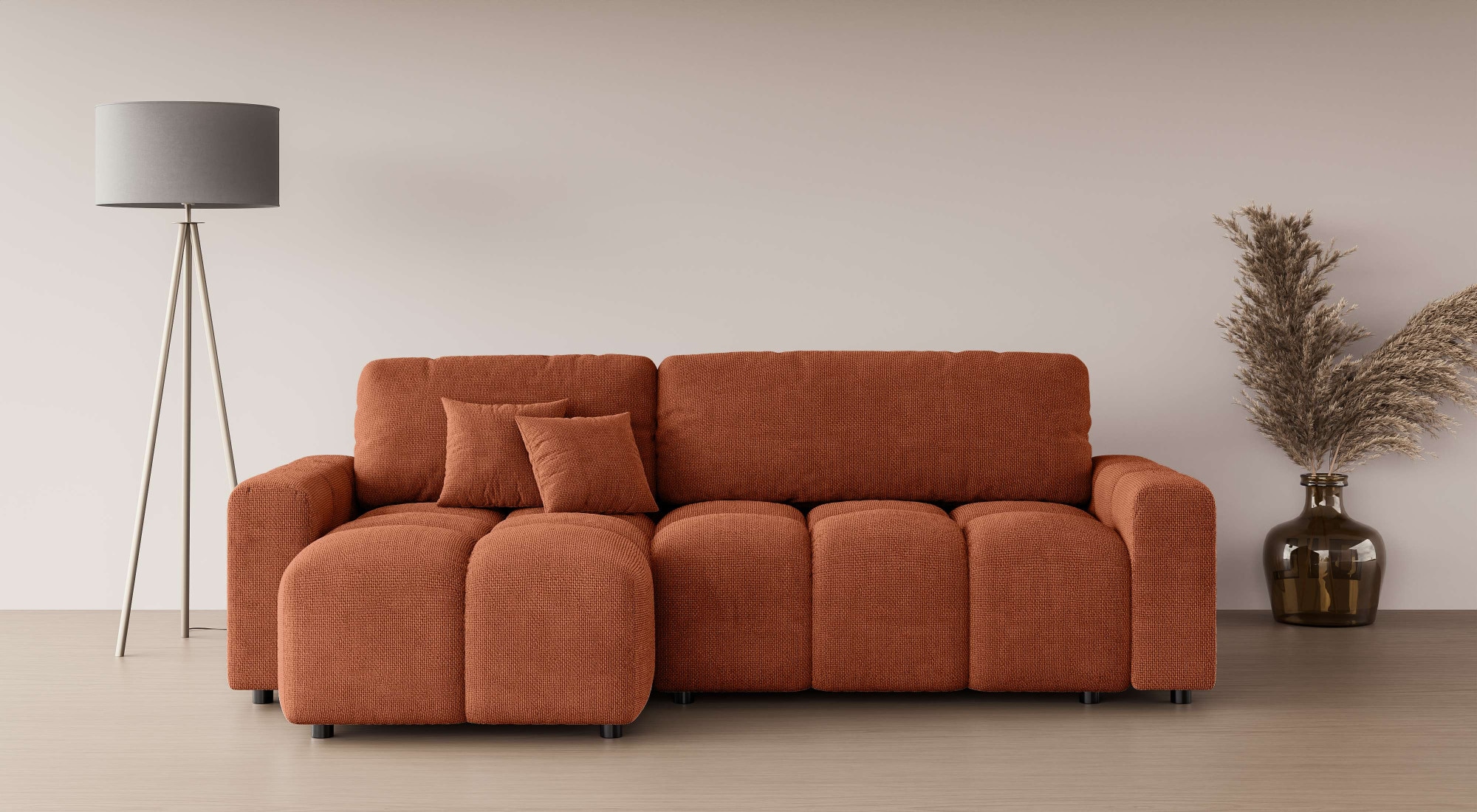 Home affaire Ecksofa "FELICI, Schlafsofa 233cm, L-Form mit Recamiere beidse günstig online kaufen