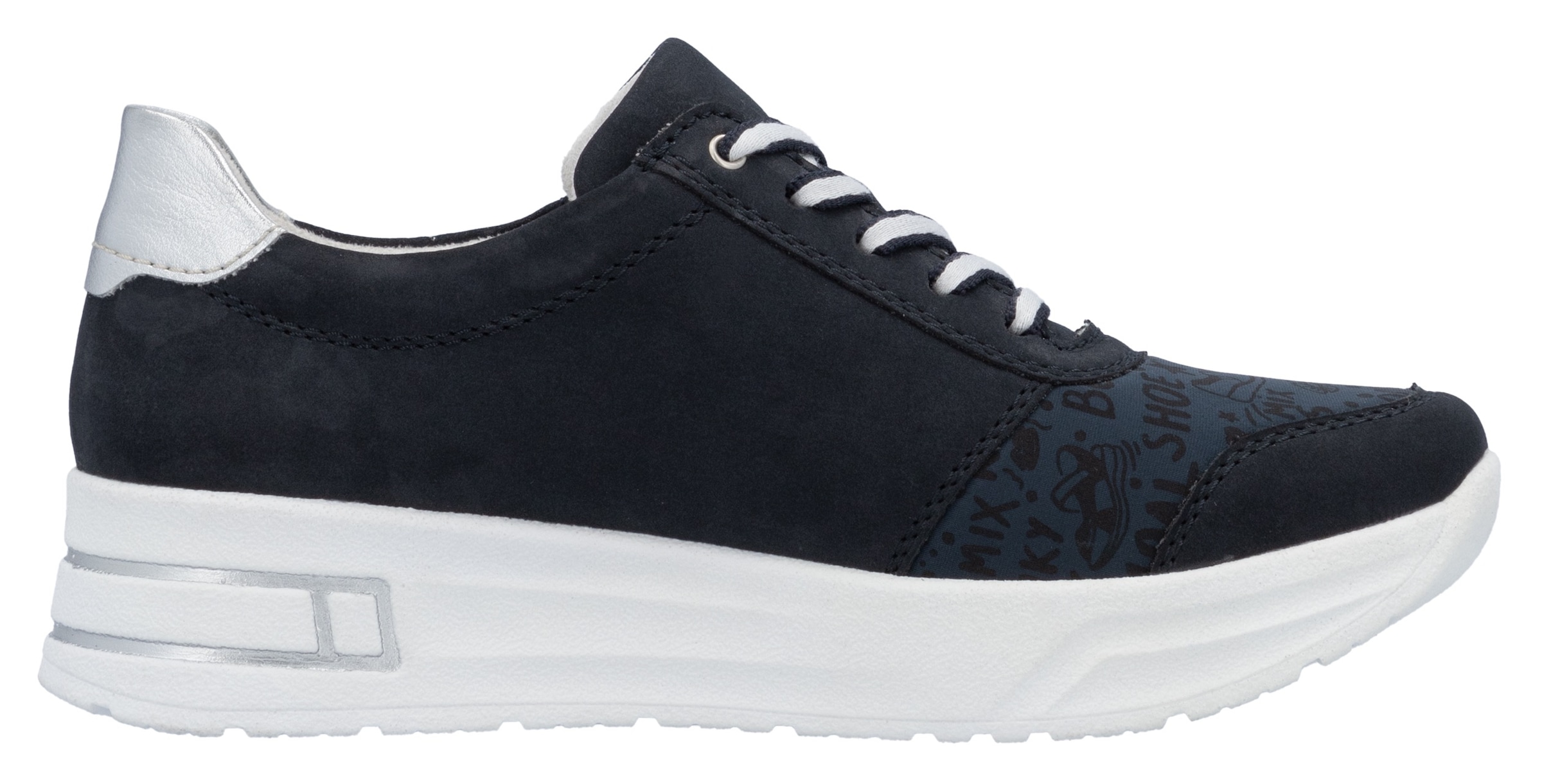 Rieker Plateausneaker, Schnürschuh, Halbschuh, Freizeitschuh mit Soft-Einlage