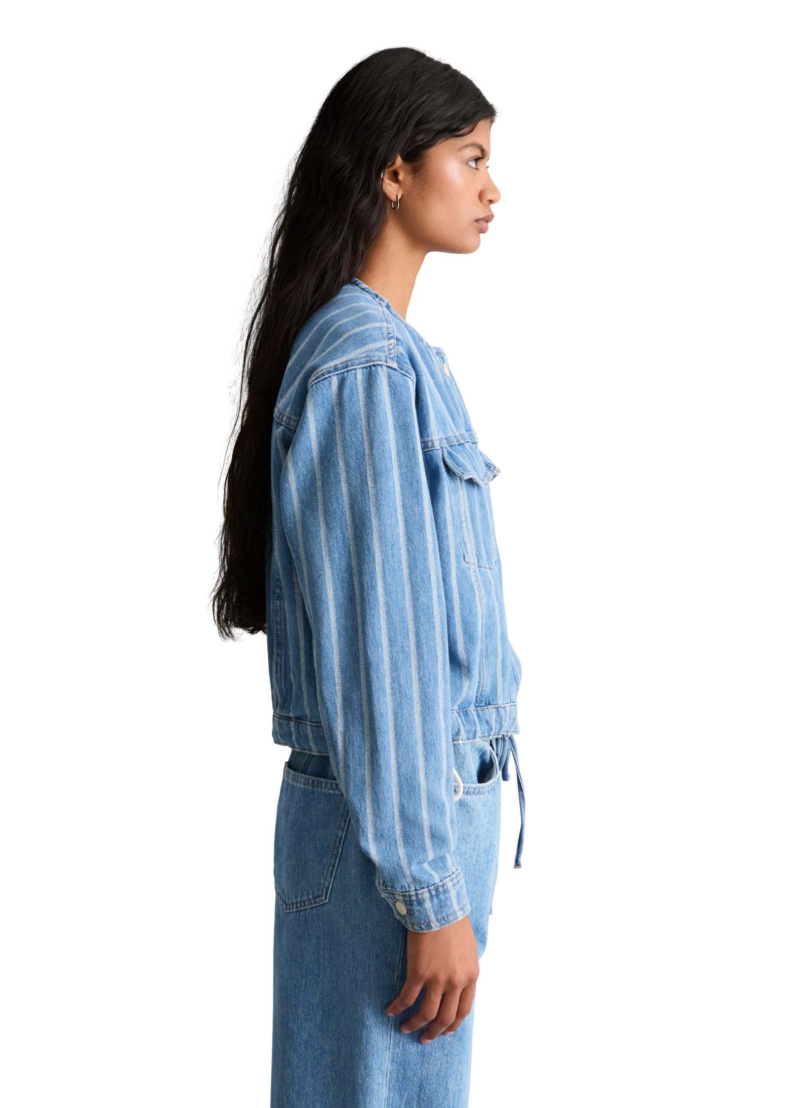 Marc O'Polo DENIM Jeansjacke »aus reiner Bio-Baumwolle« ohne Kapuze