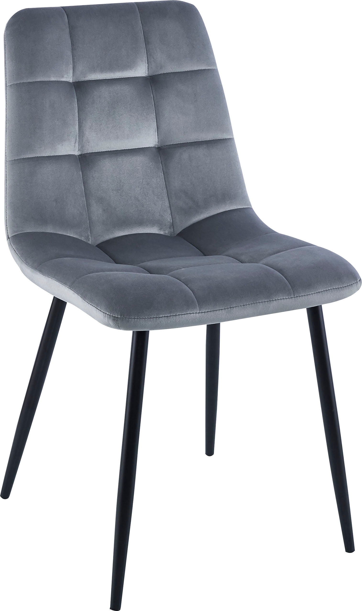 Home affaire Esszimmerstuhl "Parma" (Set) 2 Stk.Bezug in Samtstoff, Küchens günstig online kaufen