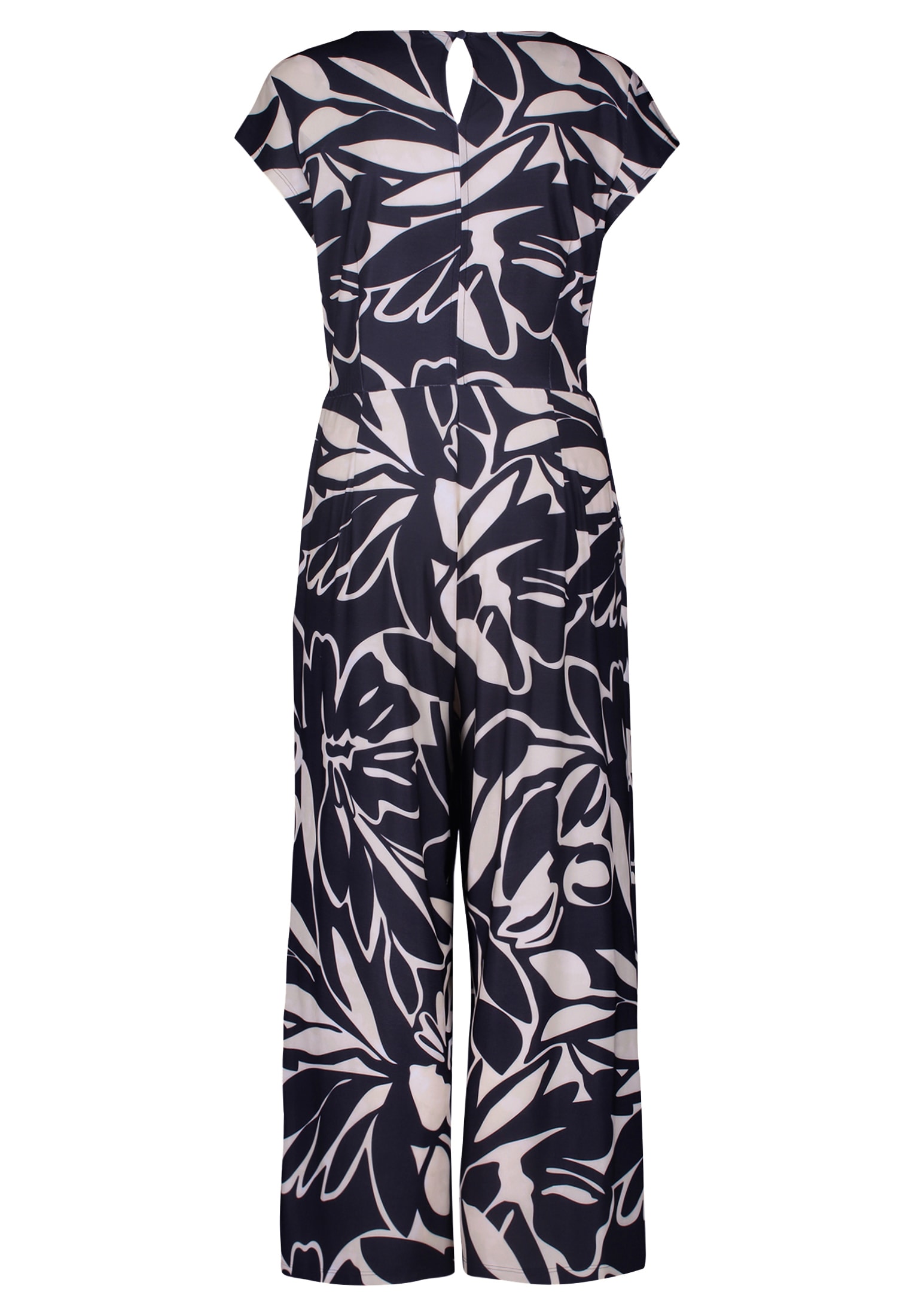 Betty&Co Overall »Betty & Co Jumpsuit kurzarm«, (1 tlg.), Falten