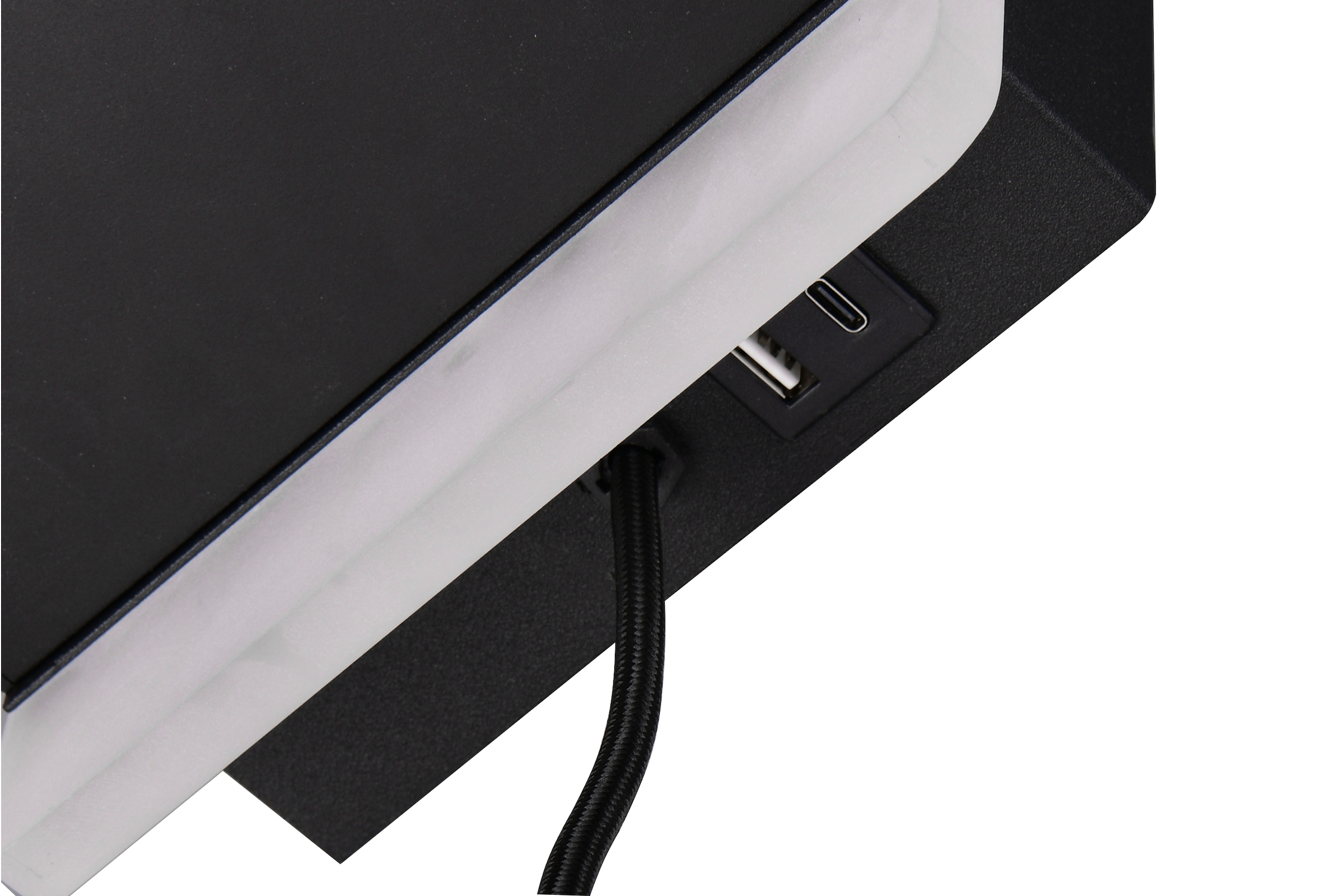 TRIO Leuchten LED Wandleuchte »FAIRFIELD, Wand Nachttischleuchte, induktive Ladestation USB-Anschluss« LED-Board 1 Stk. Warmweiß LED Wandleuchte 9W 950 Lumen warmweiß dimmbar indirektes Licht
