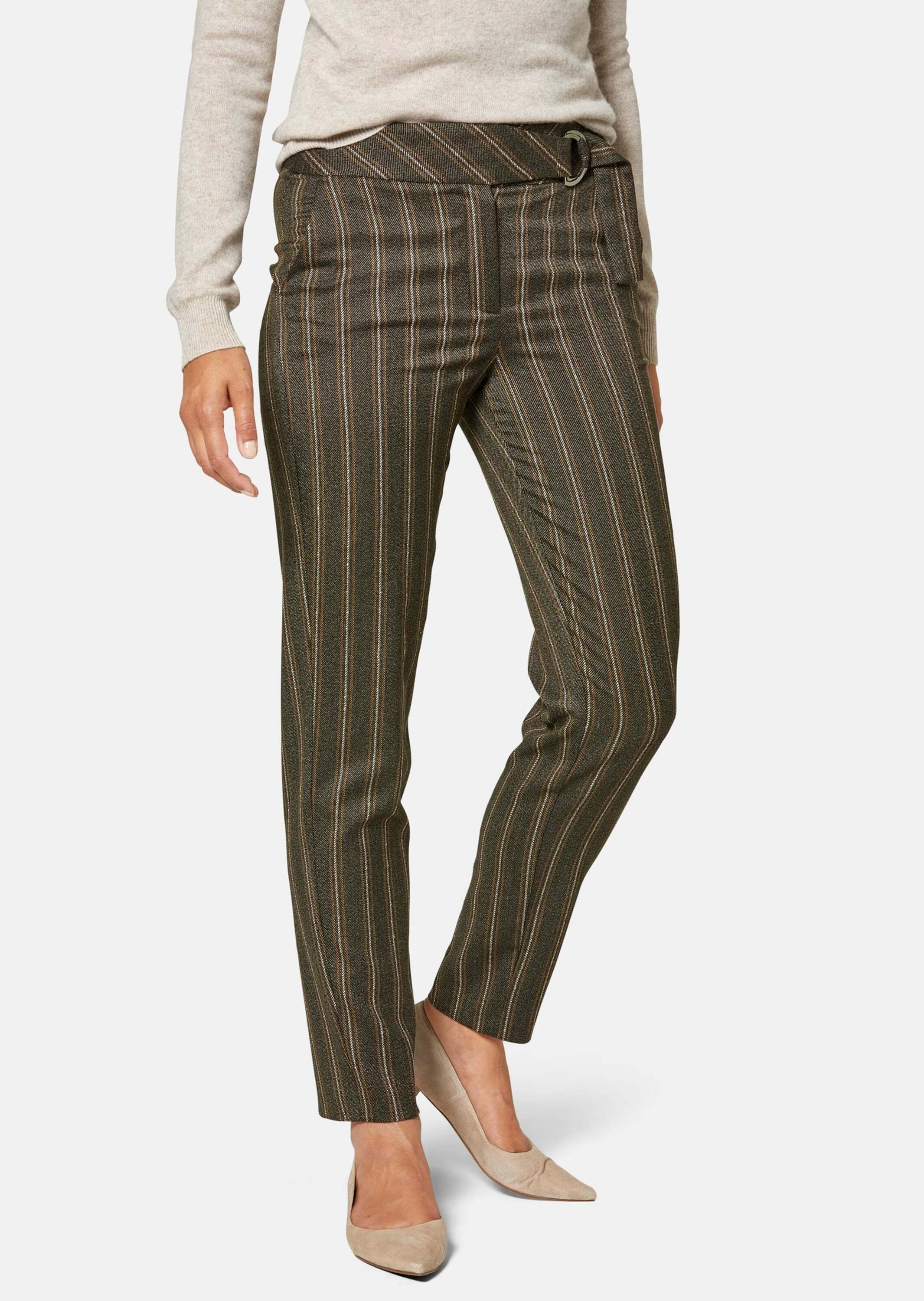 Thumbnail - MADELEINE Stoffhose "Hose Schlanke Nadelstreifenhose mit Bügelfalten"