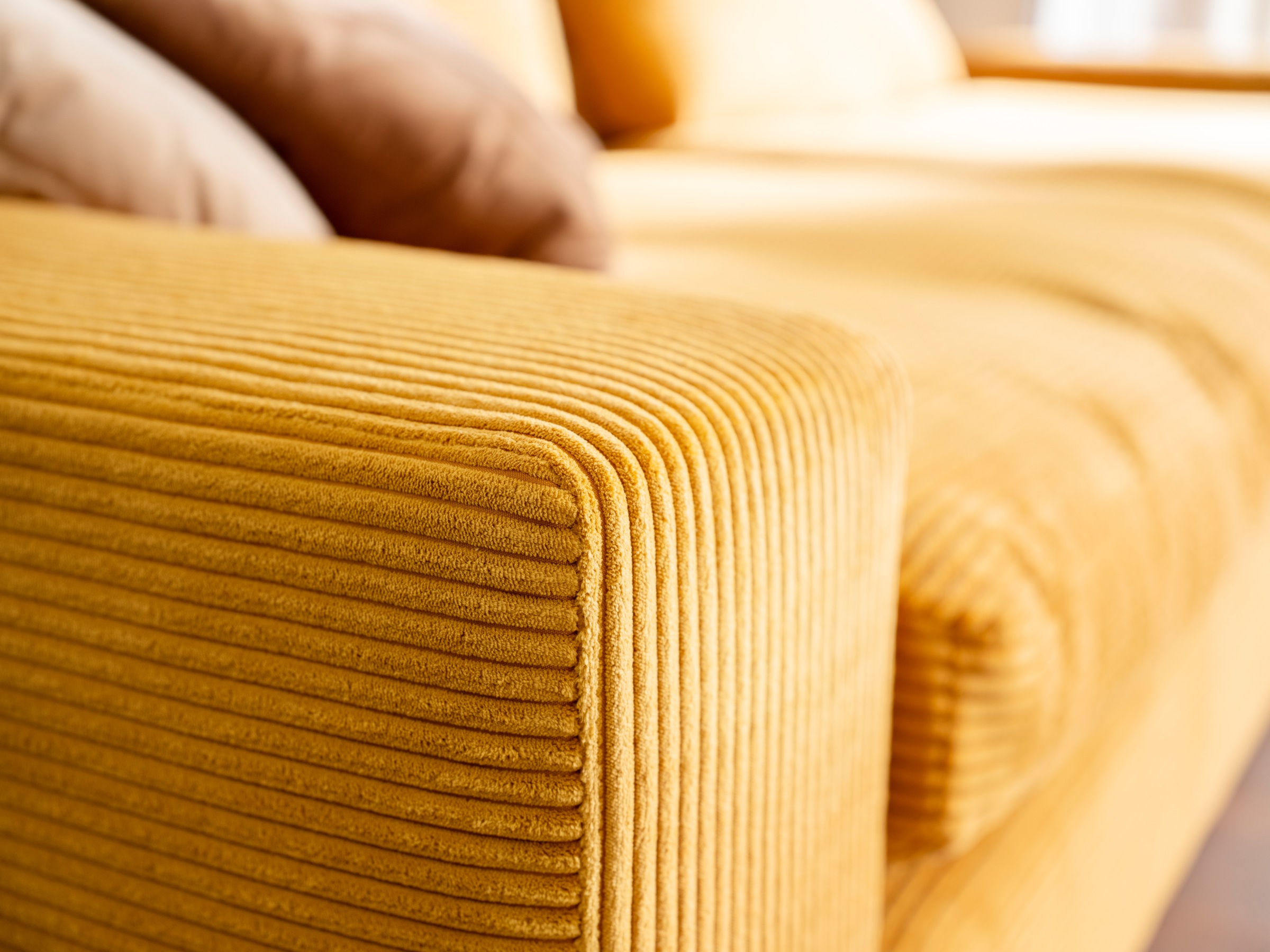 alina Big-Sofa »Sandy«, 266 cm breit und 123 cm tief, in modernem Cordstoff