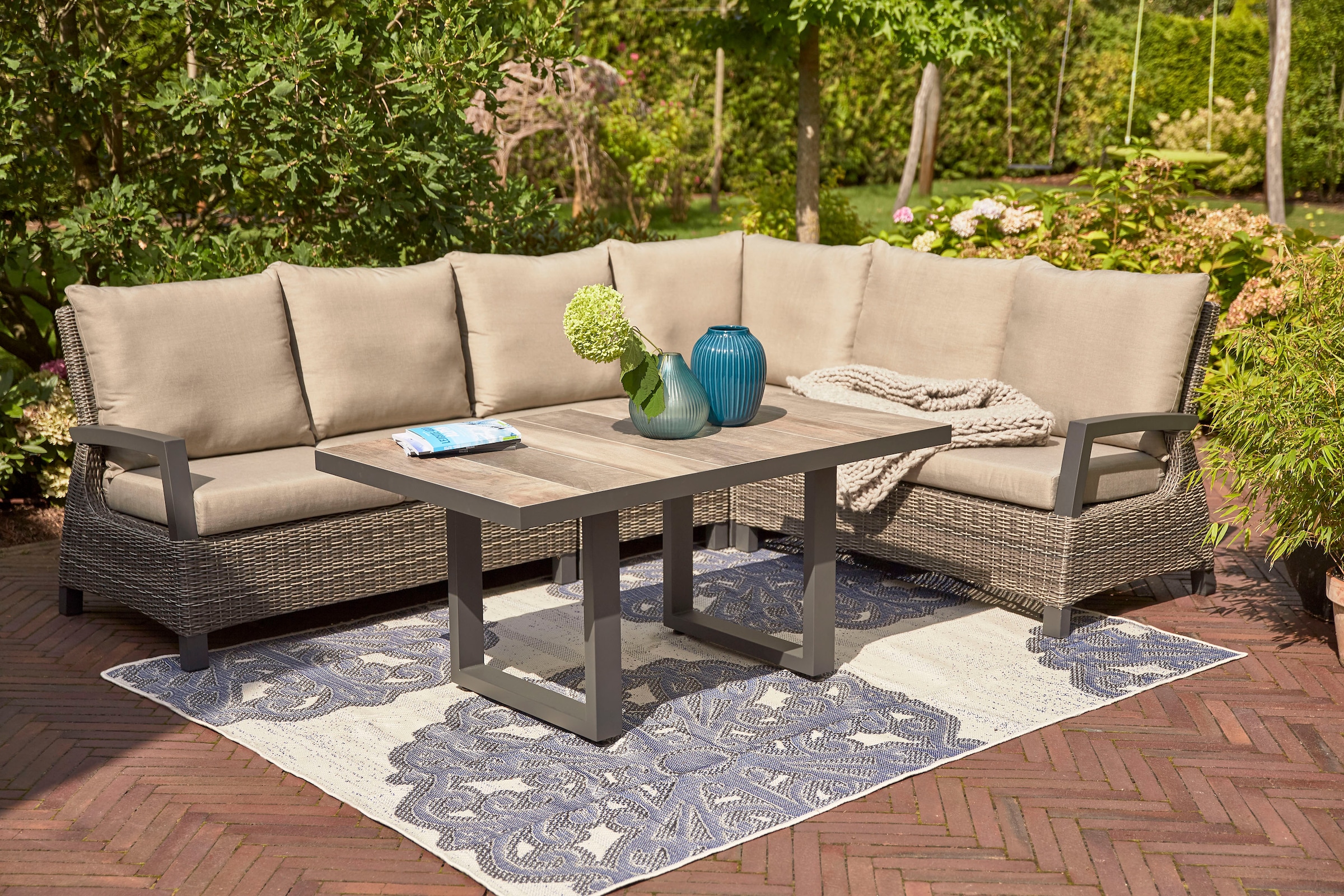 Siena Garden Gartenlounge-Set "Corido" 5 Stk. tlg. günstig online kaufen