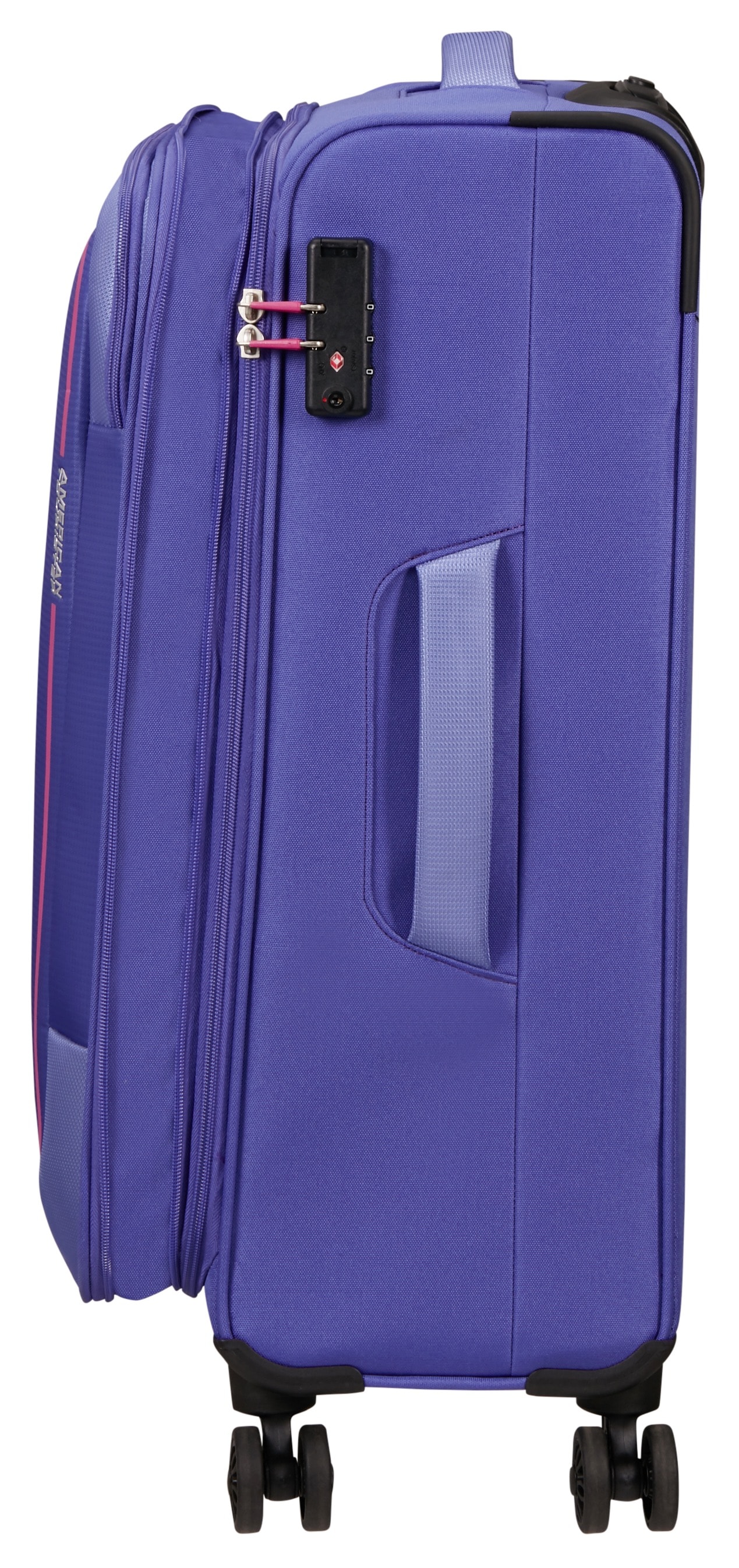 American Tourister® Weichgepäck-Trolley »PULSONIC, in verschiedenen Farben und Größen«, 4 Rollen, Reisekoffer Weichschalenkoffer TSA-Schloss