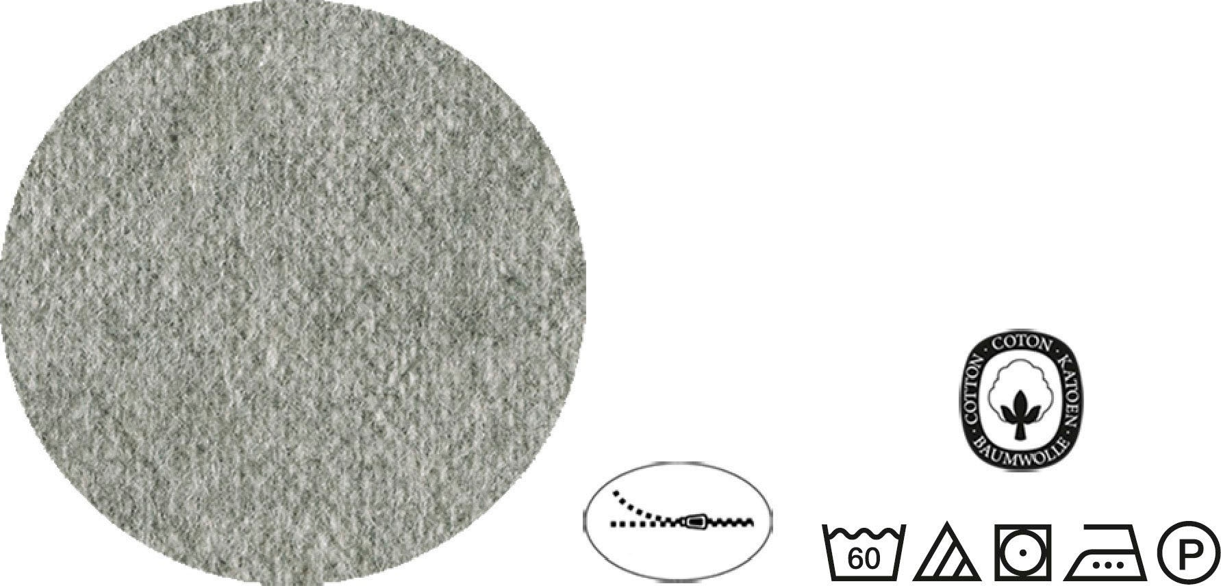 Biberna Kissenbezug »Hermal« (1 Stück), Wendekissenbezug, Made in Germany zertifiziert, geeignet im Winter