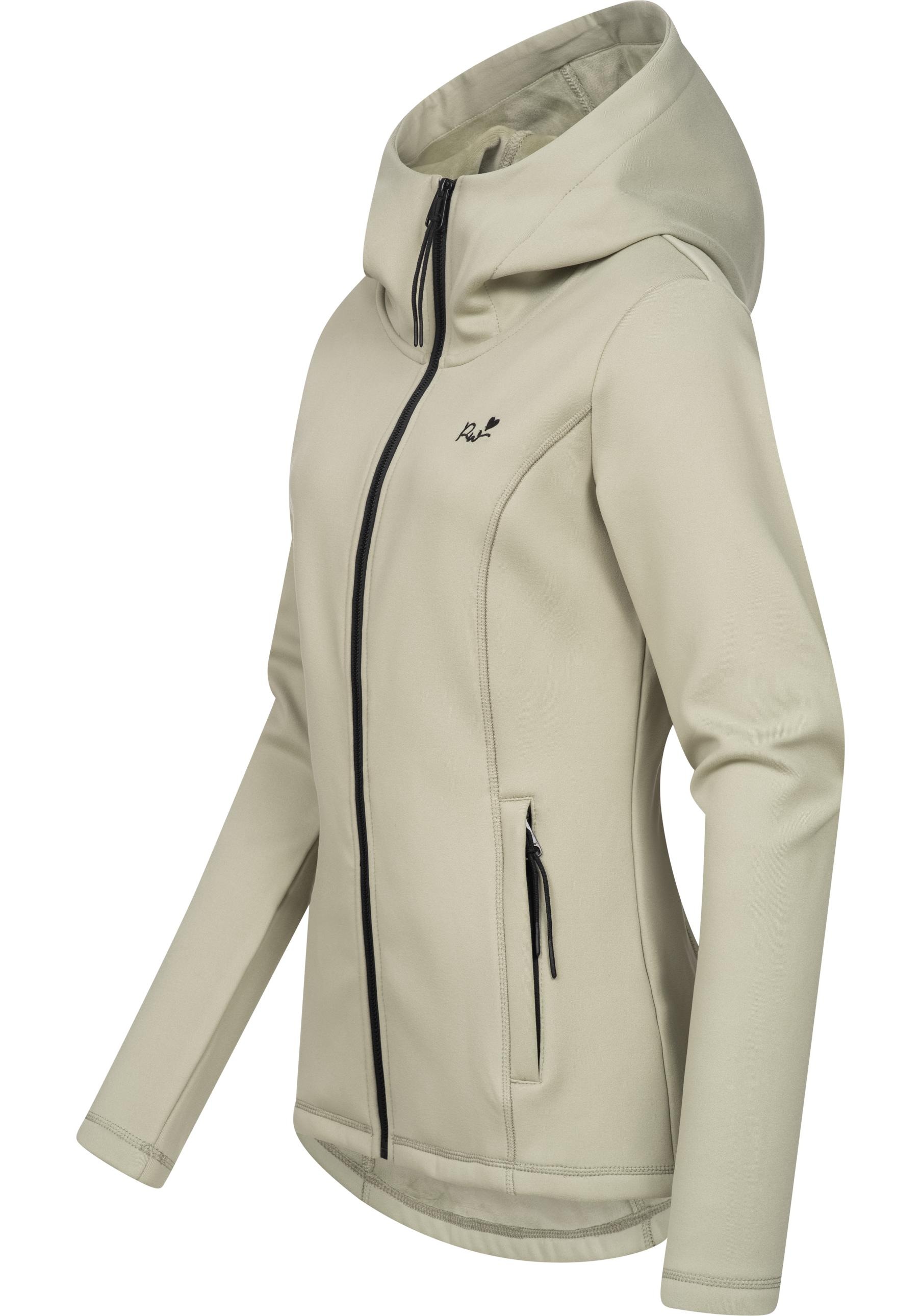Ragwear Kapuzensweatjacke »Lyshka«, Sportliche weiche und elastische Kapuzenjacke