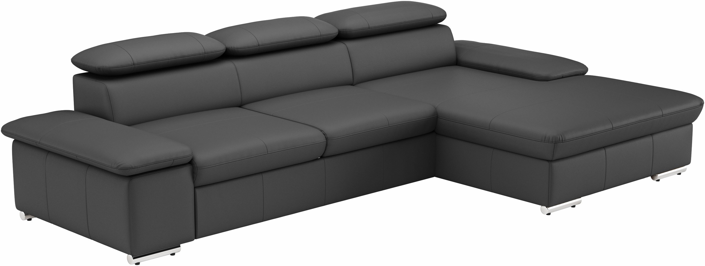 Thumbnail - sit&more Ecksofa "Valantine L-Form, B: 286 cm" mit Arm- & Kopfteilverstellung, optional mit Bettfunktion