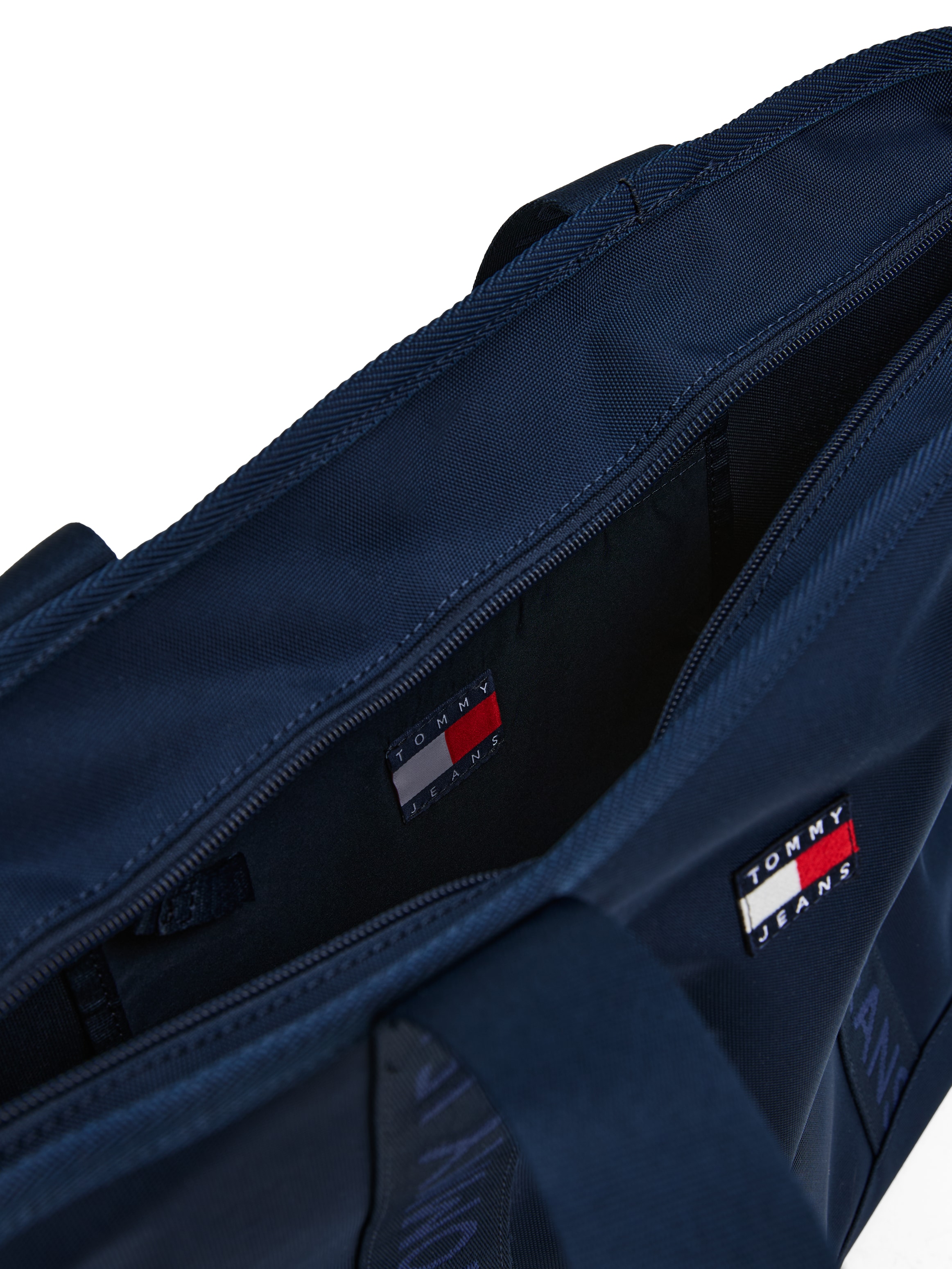 Tommy Jeans Tragetasche »TJW DAILY TOTE«, Damen Umhängetasche, Schultertasche mit logobedrucktem Trageriemen