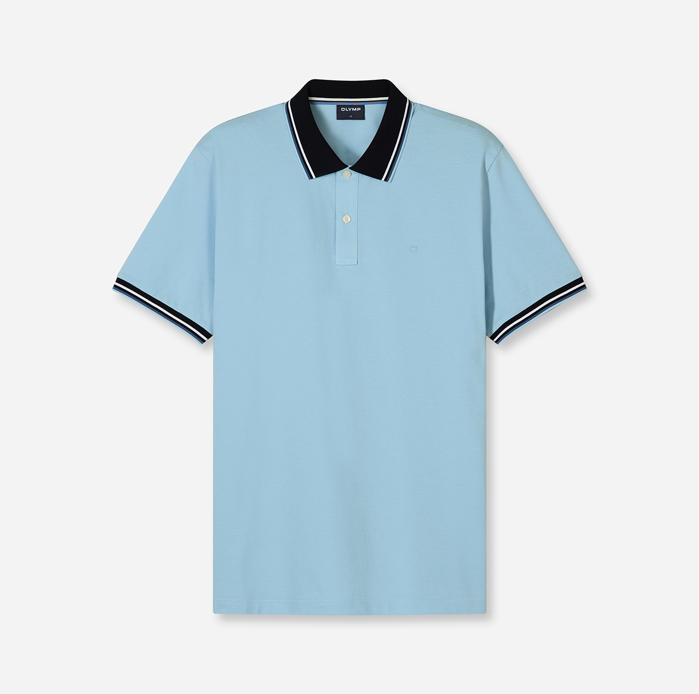 OLYMP Poloshirt »Casual« farbliche Kontrast-Details
