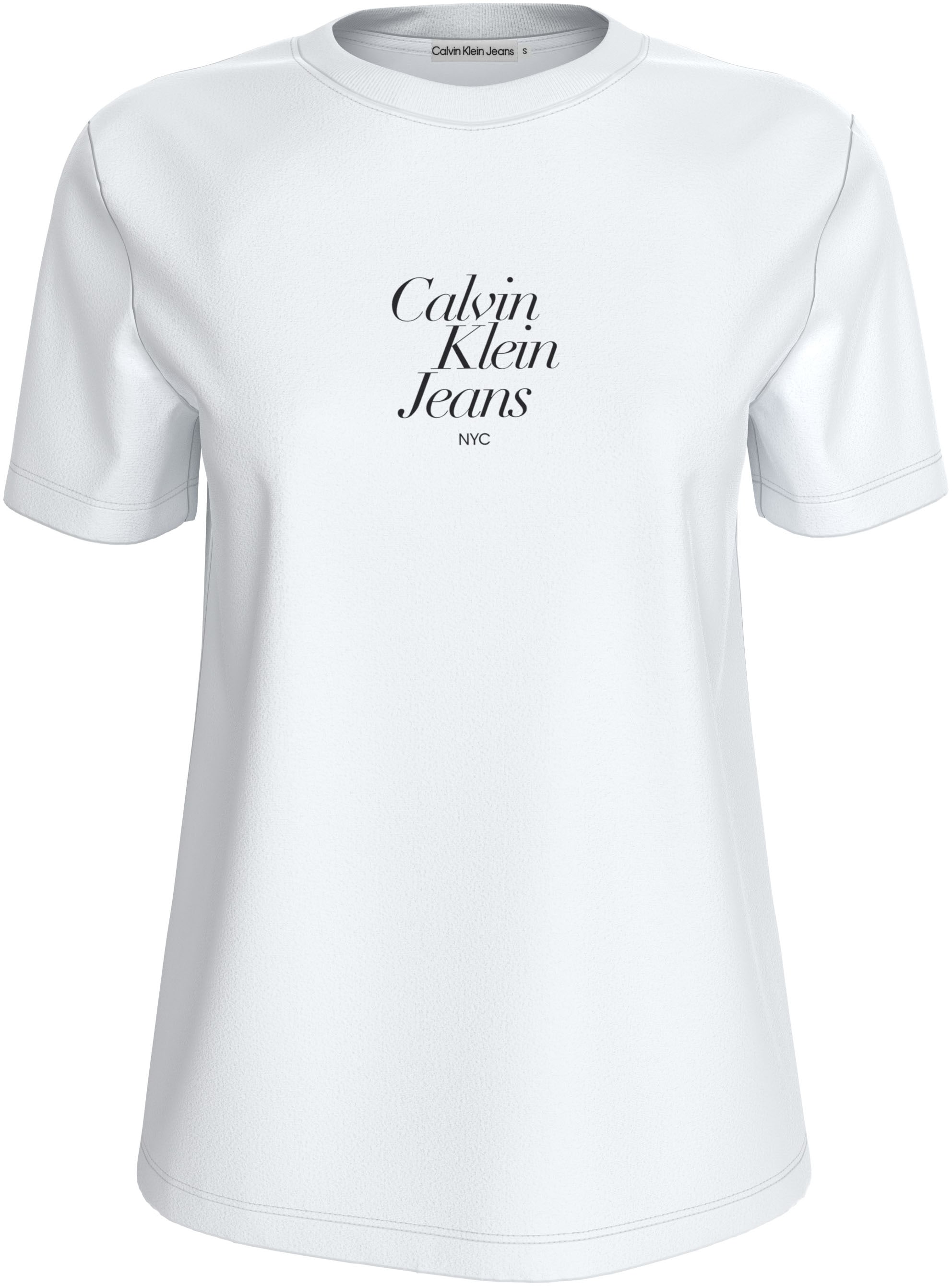 Calvin Klein Jeans T-Shirt "FONT GRAPHIC REGULAR TEE", mit Logoschriftzug günstig online kaufen