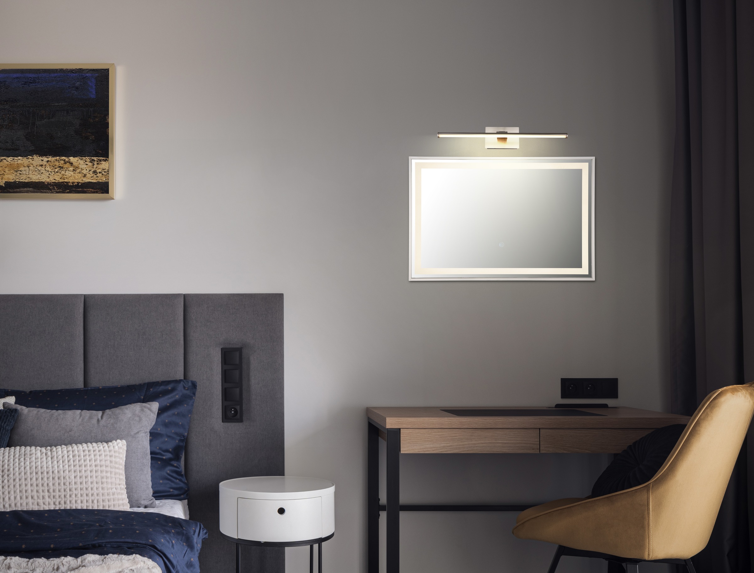 GLOBO LIGHTING Wandleuchte »JAIME I« LED-Modul 1 Stk. Warmweiß Wandlampe Wand Wohnzimmer Flur Wandbeleuchtung