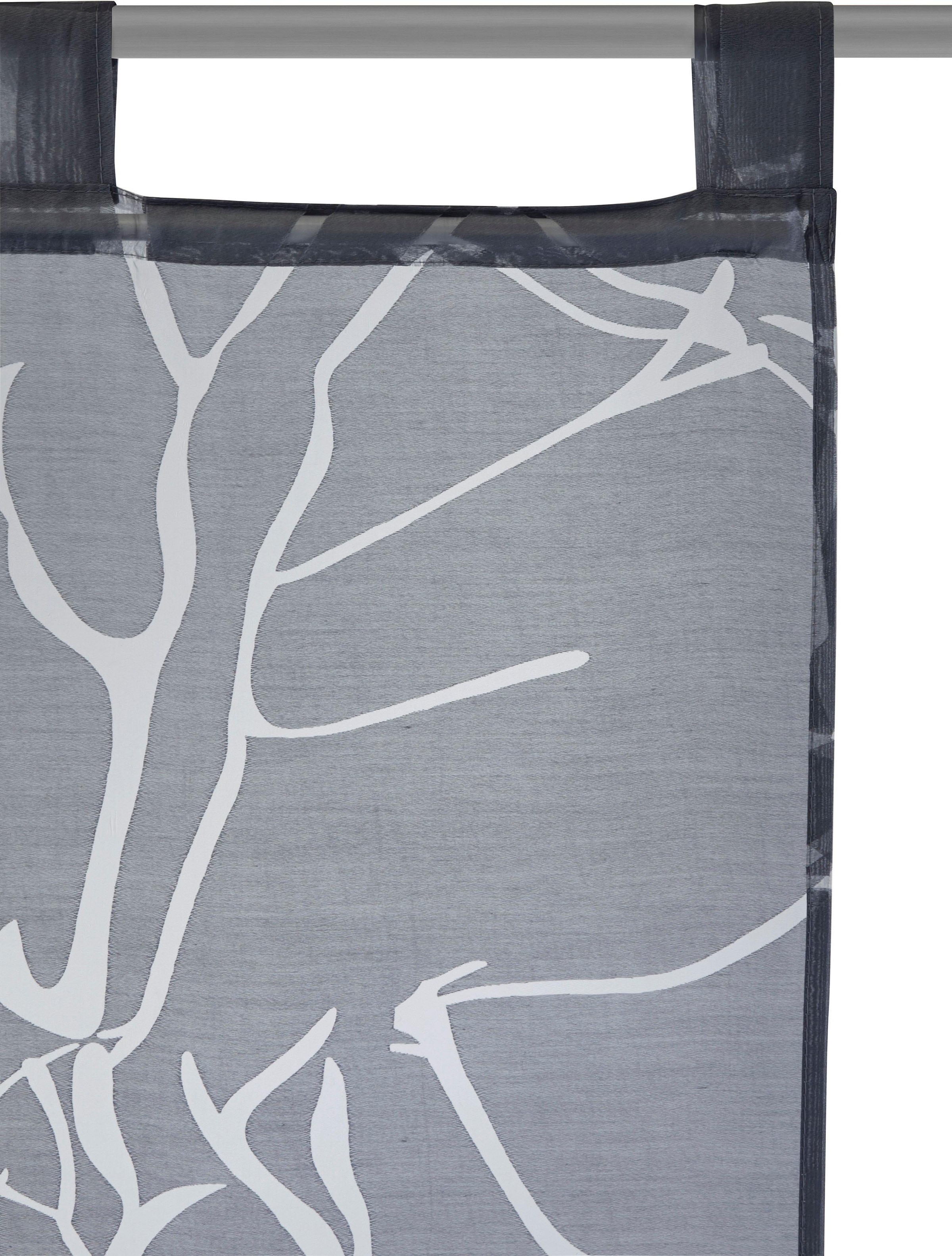 my home Schiebegardine "Anna" Schlaufen 1 Stk. tlg. Inkl. Beschwerungsstang günstig online kaufen