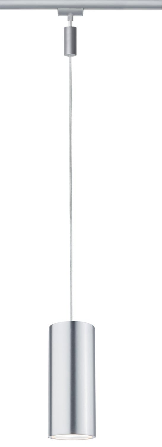 Paulmann Schienensystem-Leuchten »URail Pendel Barrel 370lm 6W 2700K 230V Chrom matt, Alu eloxiert 230V«