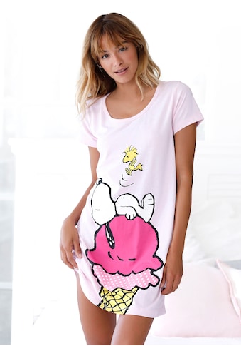 PEANUTS Sleepshirt su großem Snoopy-Motiv