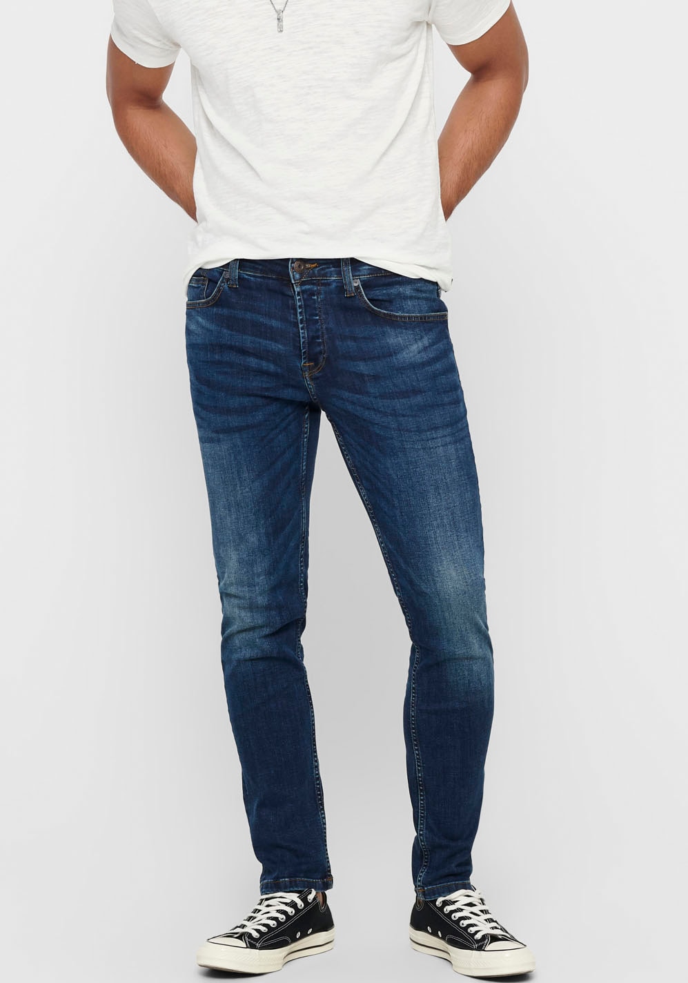 ONLY & SONS Regular-fit-Jeans »WEFT«