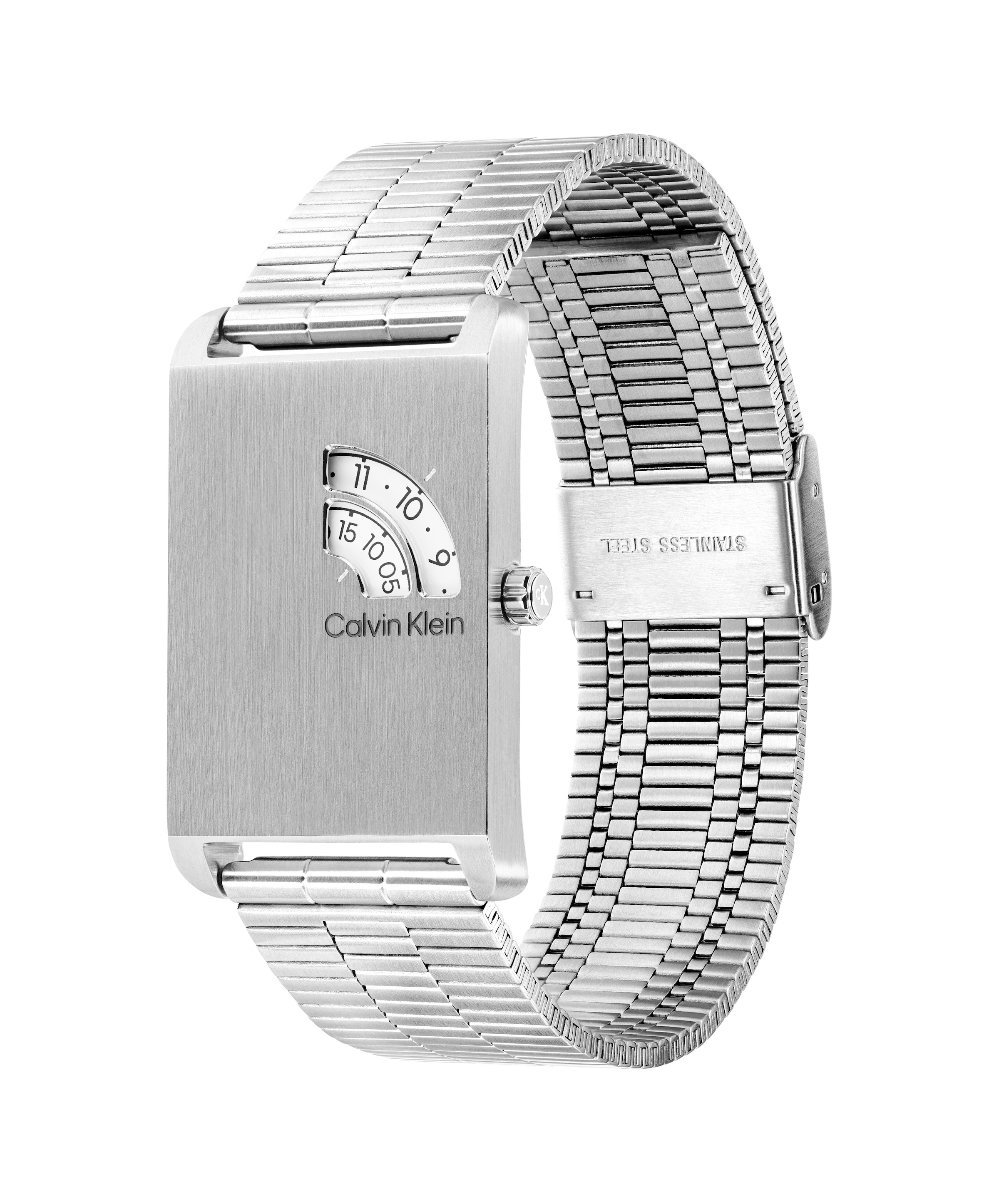Calvin Klein Quarzuhr »DAPPER« Armbanduhr, Herrenuhr, Edelstahlarmband, analog