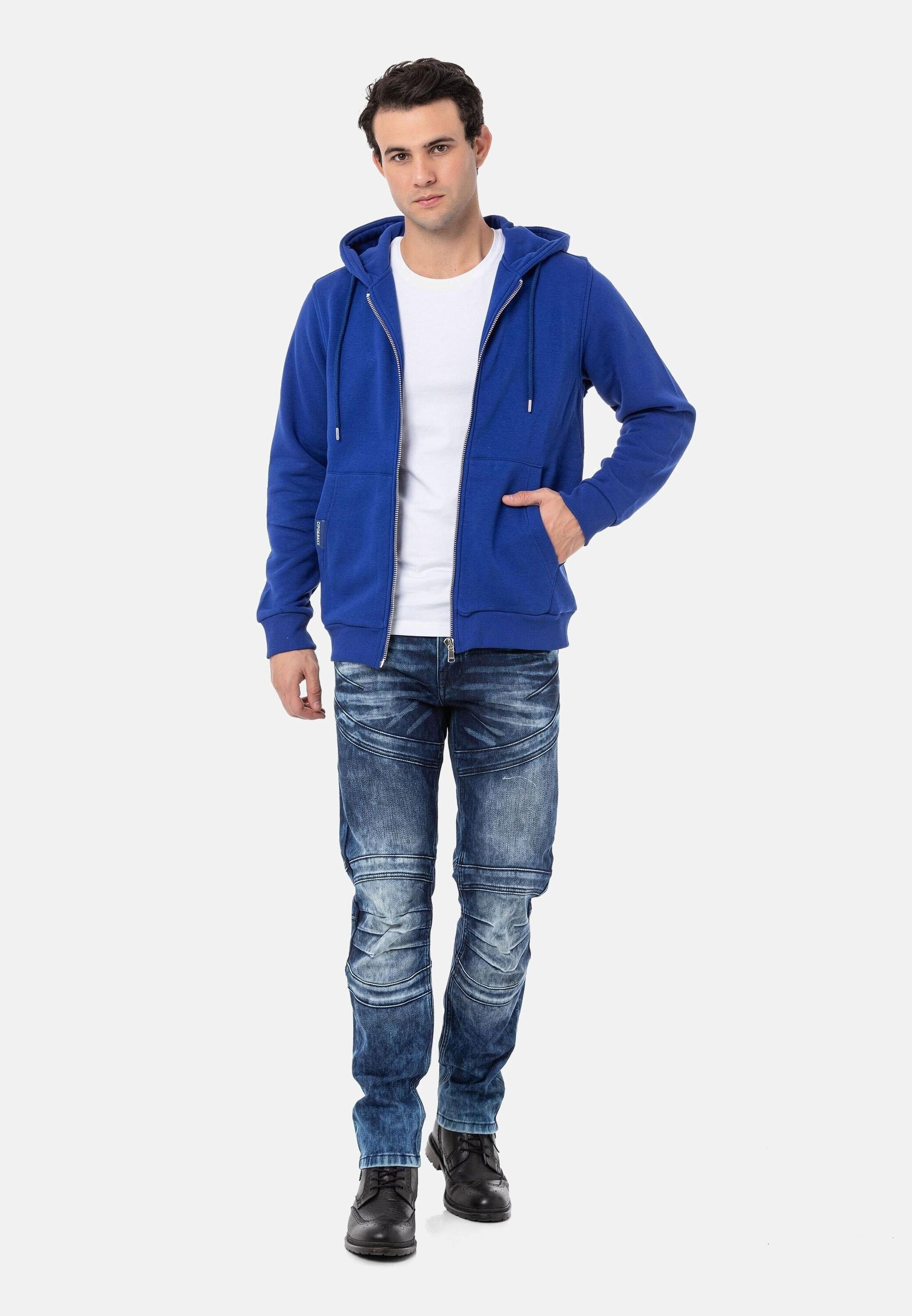 Cipo & Baxx Sweatjacke »Jacken«, mit Kapuze, CL556