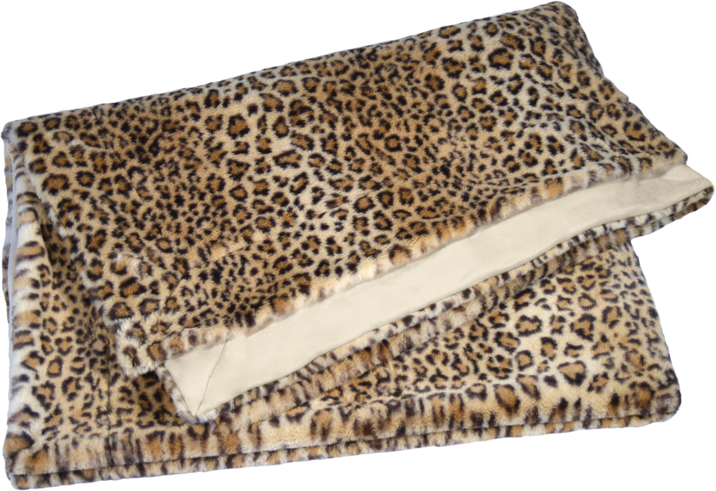 MESANA Wohndecke "Leopard" aus hochwertigem Fellimitat, Kuscheldecke, 150x2 günstig online kaufen