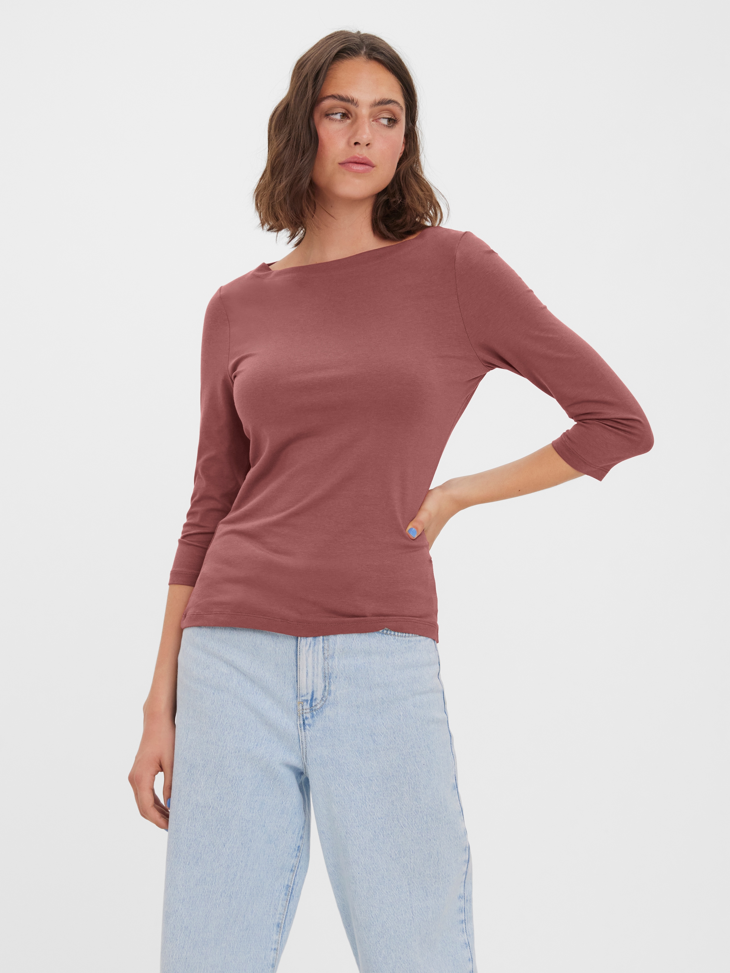 Vero Moda 3/4-Arm-Shirt "VMPANDA MODAL 3/4 TOP JRS NOOS" günstig online kaufen
